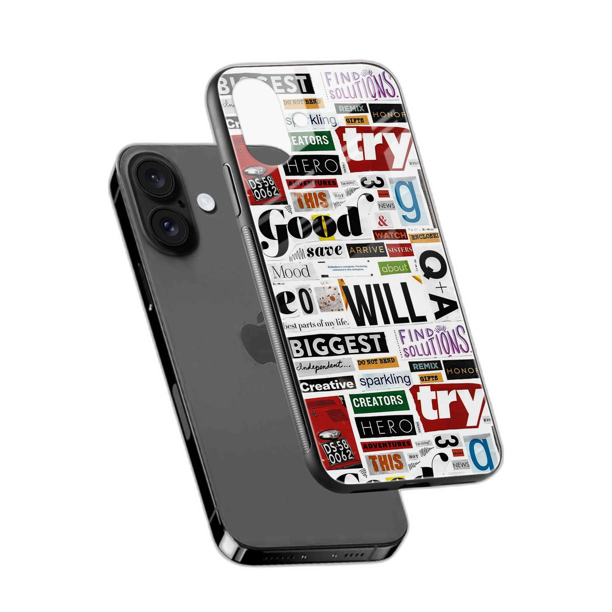 Paper Cutting iPhone 16 Plus Back Cover view 2