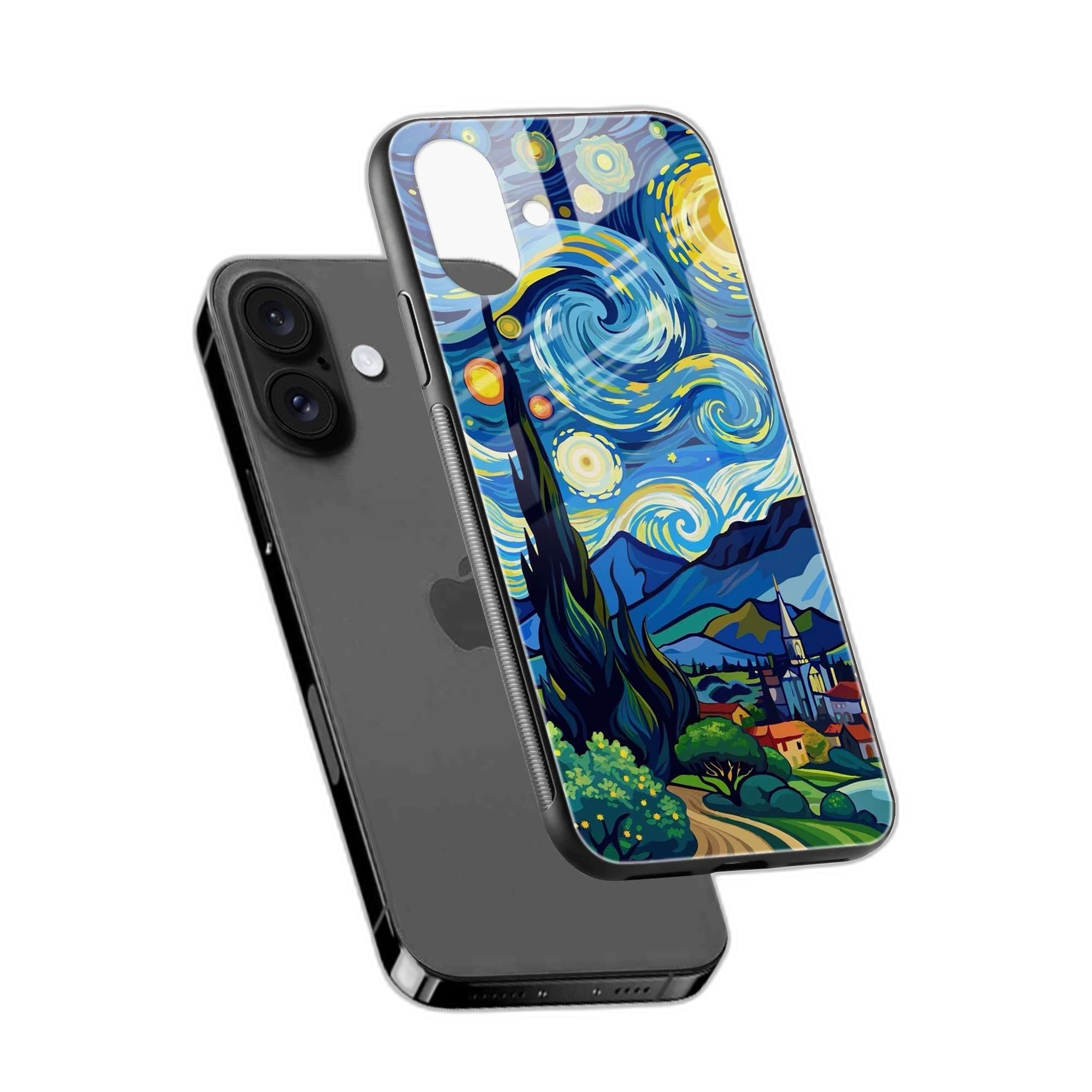 Starry Night iPhone 16 Plus Back Cover view 2