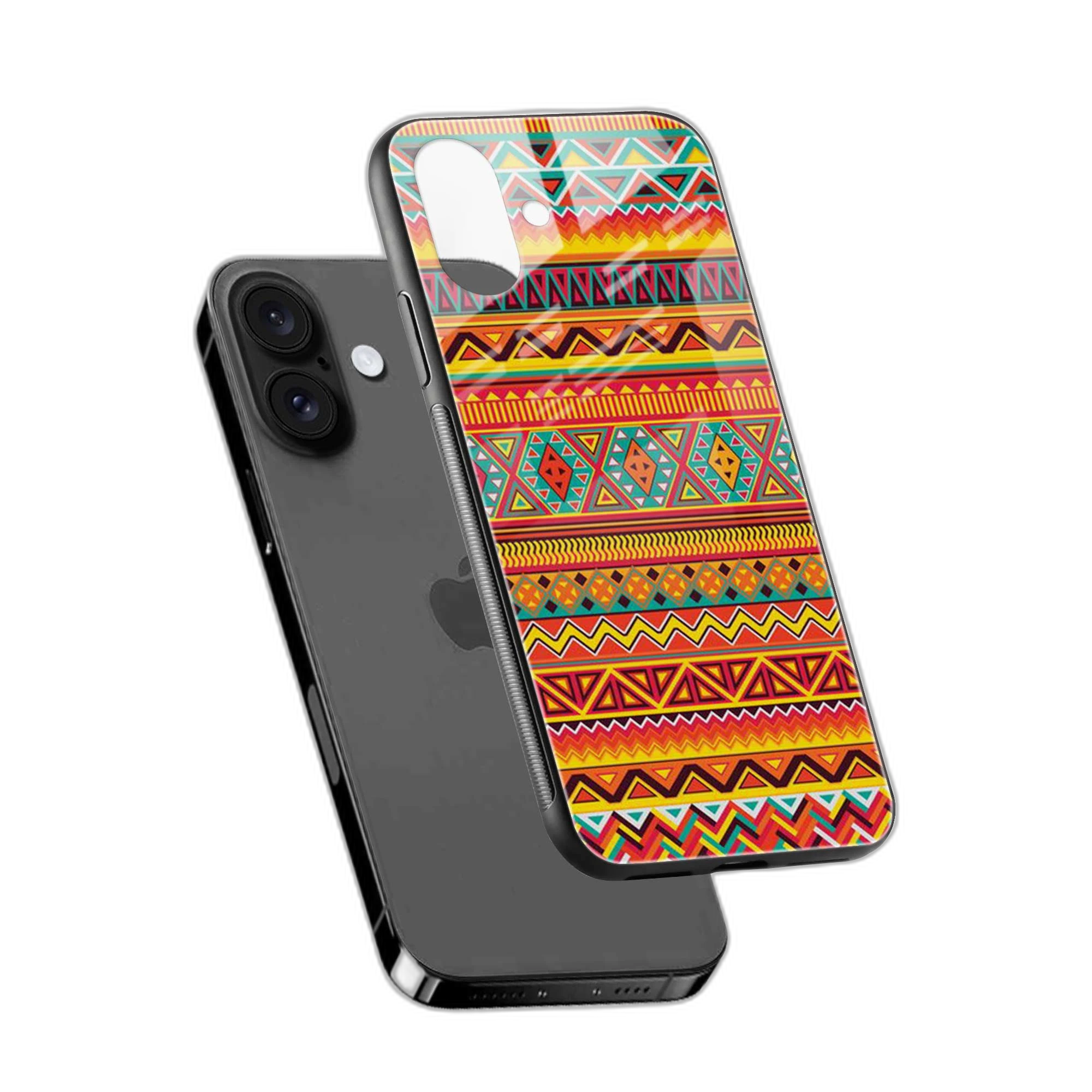 Takki Tikki Pattern iPhone 16 Plus Back Cover view 2
