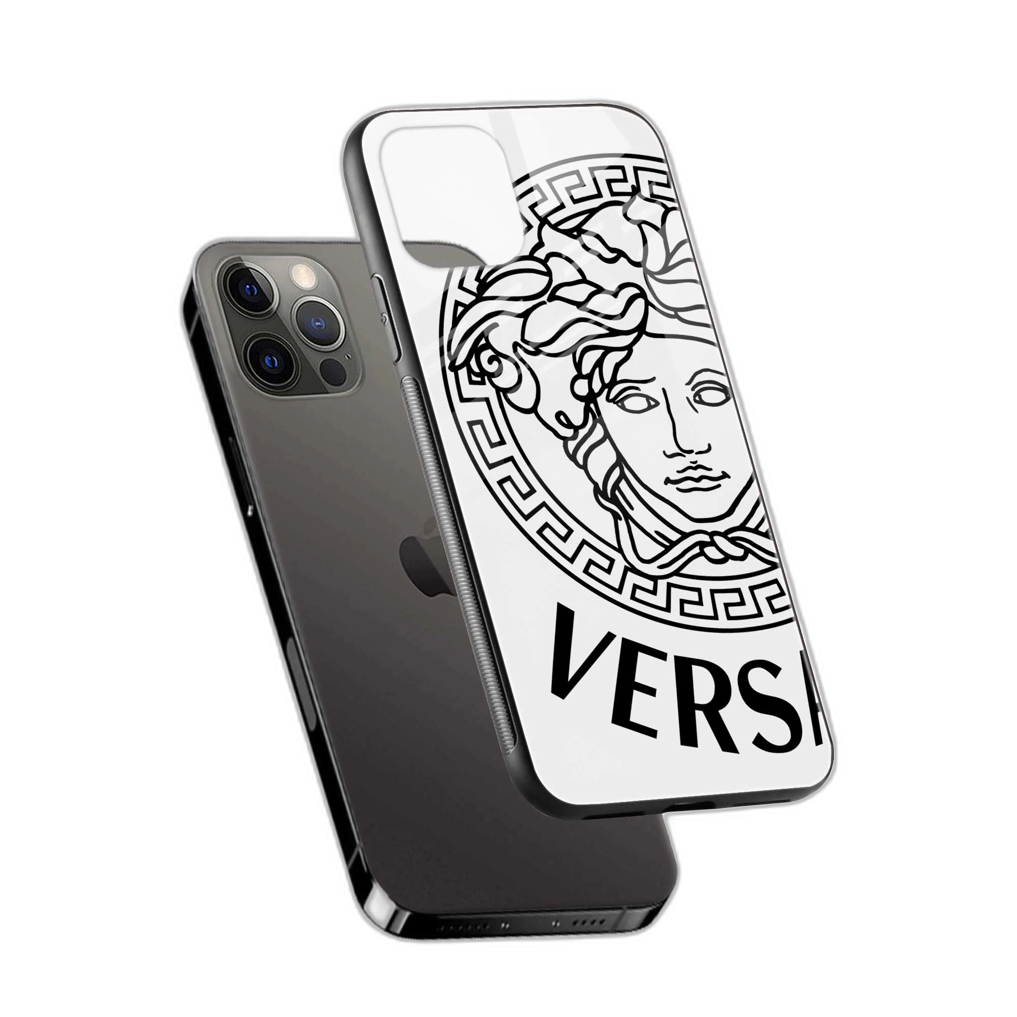 Versace White iPhone 16 Pro Max Back Cover view 2