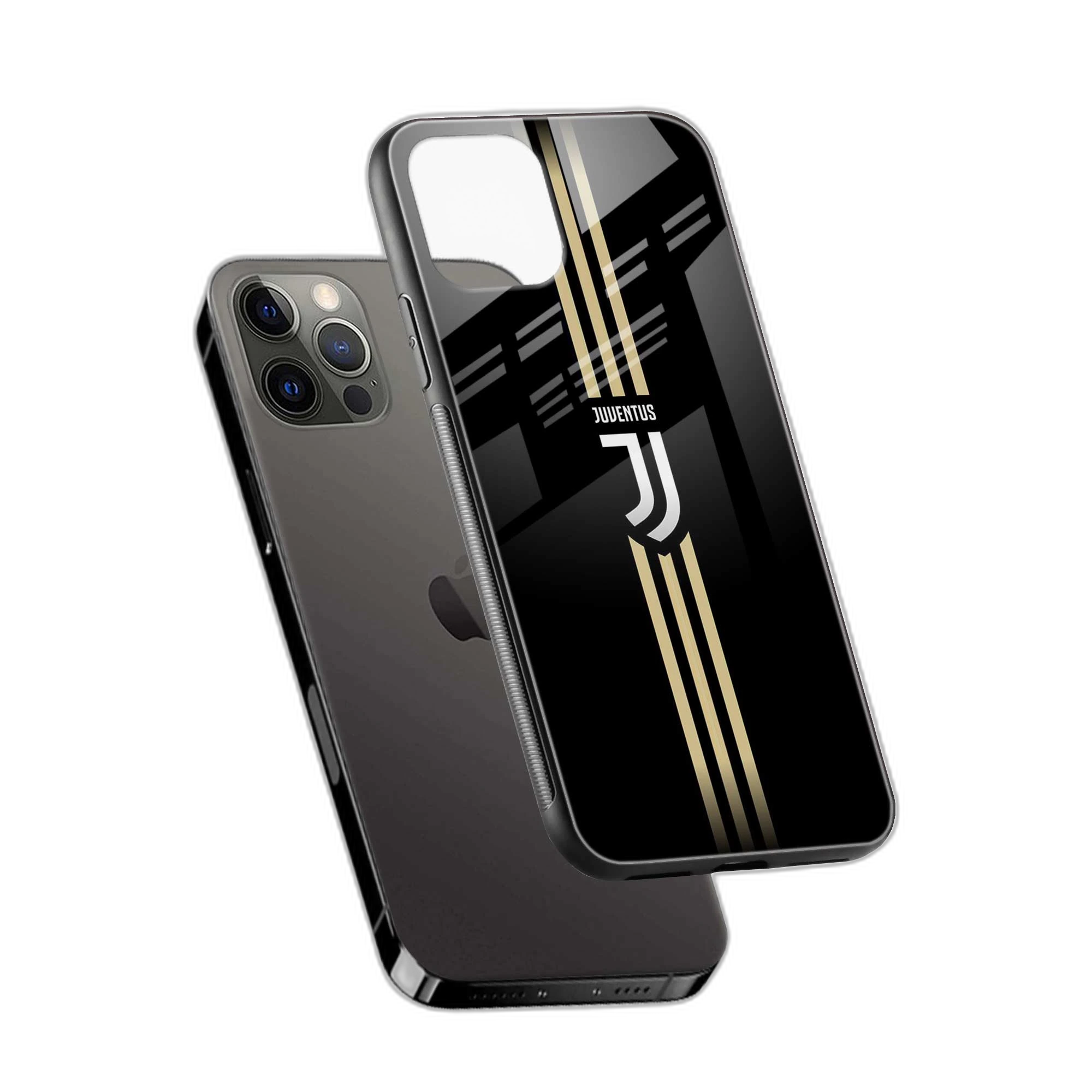 Juventus Golden Strips iPhone 16 Pro Back Cover view 2