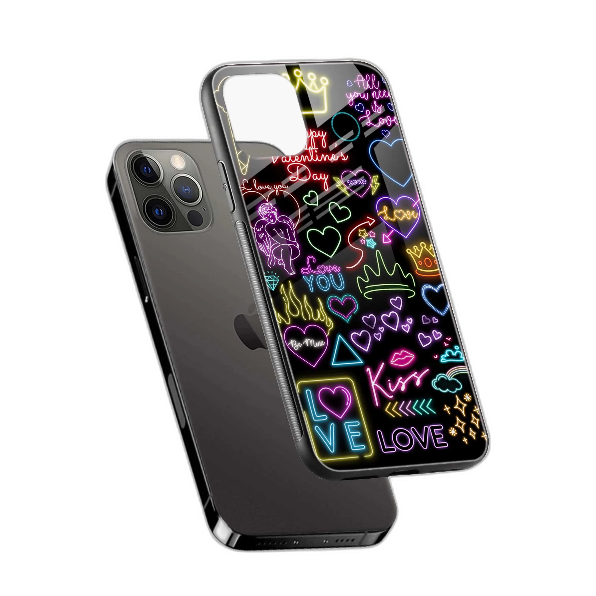 Neon Lights iPhone 16 Pro Back Cover view 2