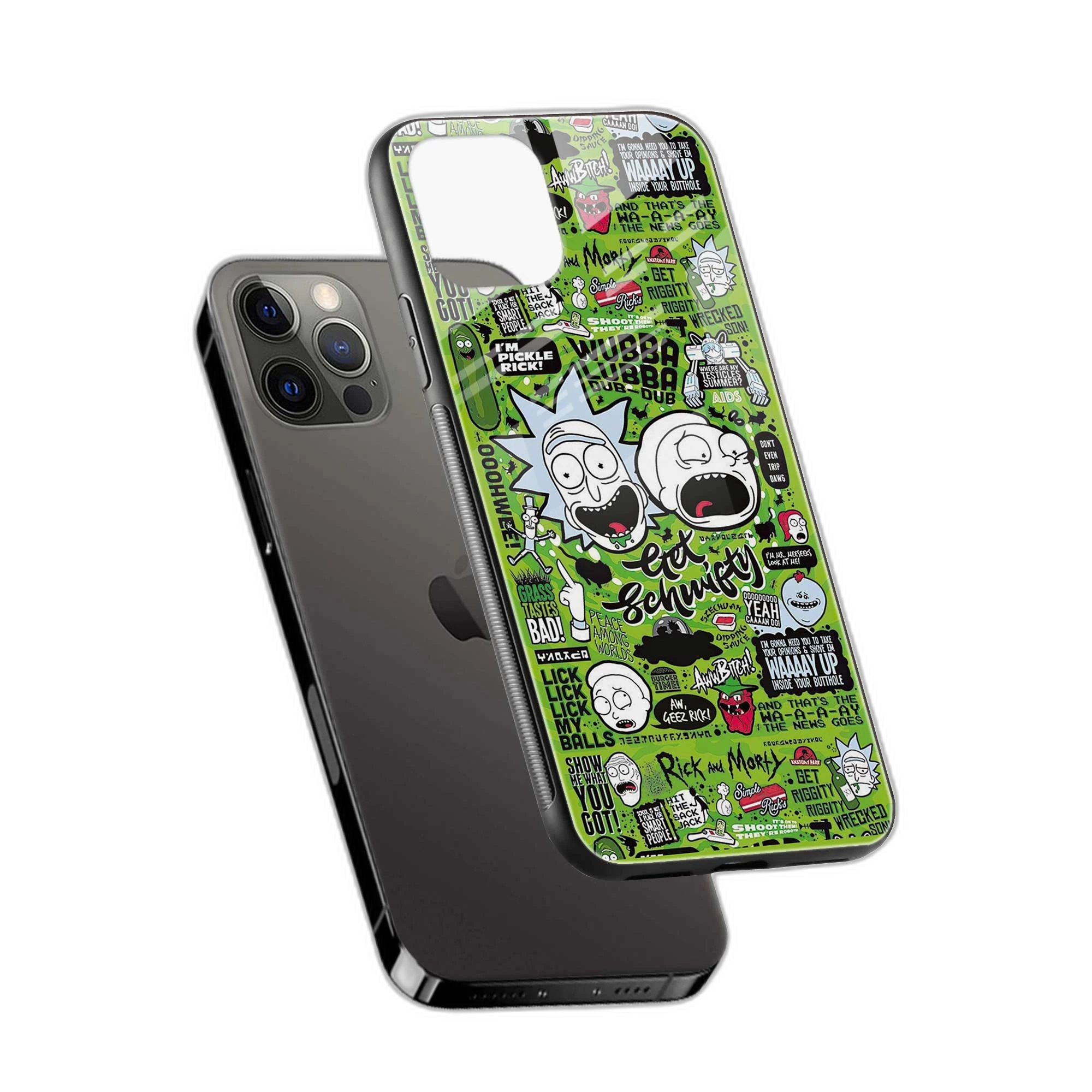 Rick And Morty iPhone 16 Pro Back Cover view 2