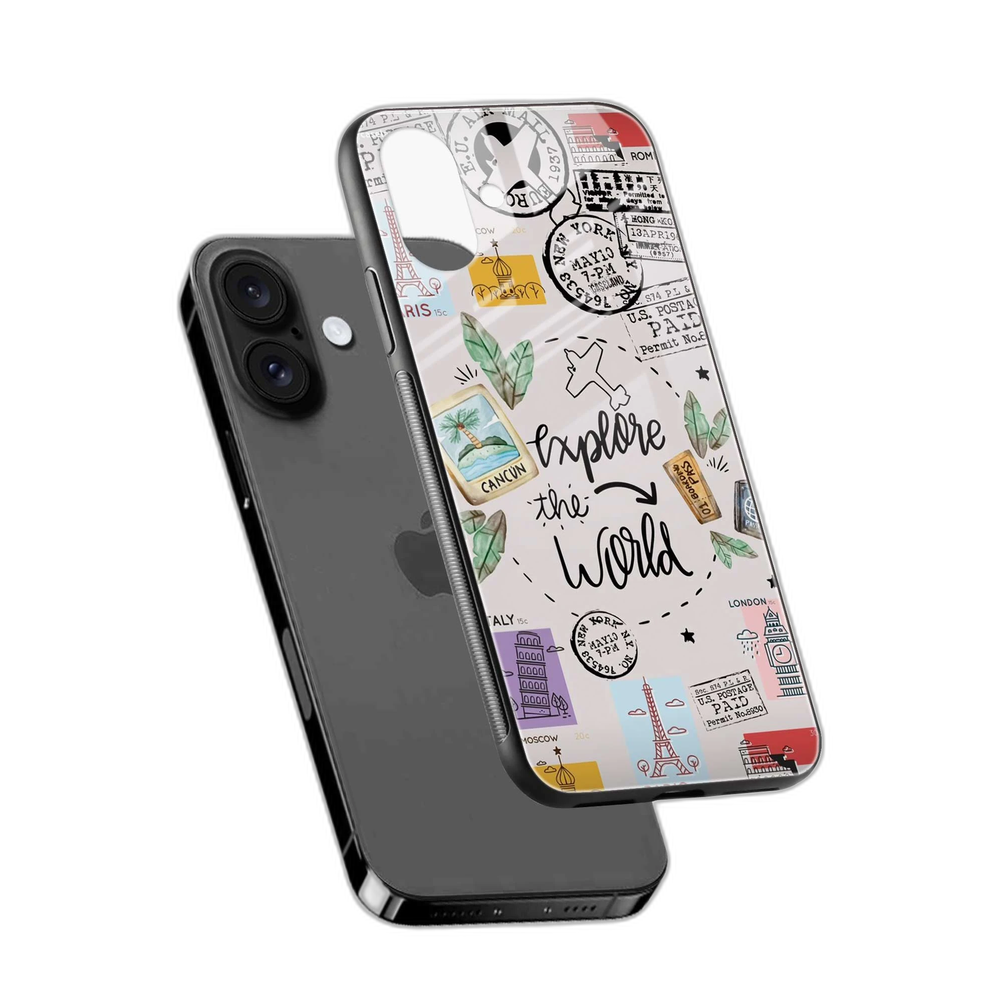Explore The World iPhone 16 Case view 2