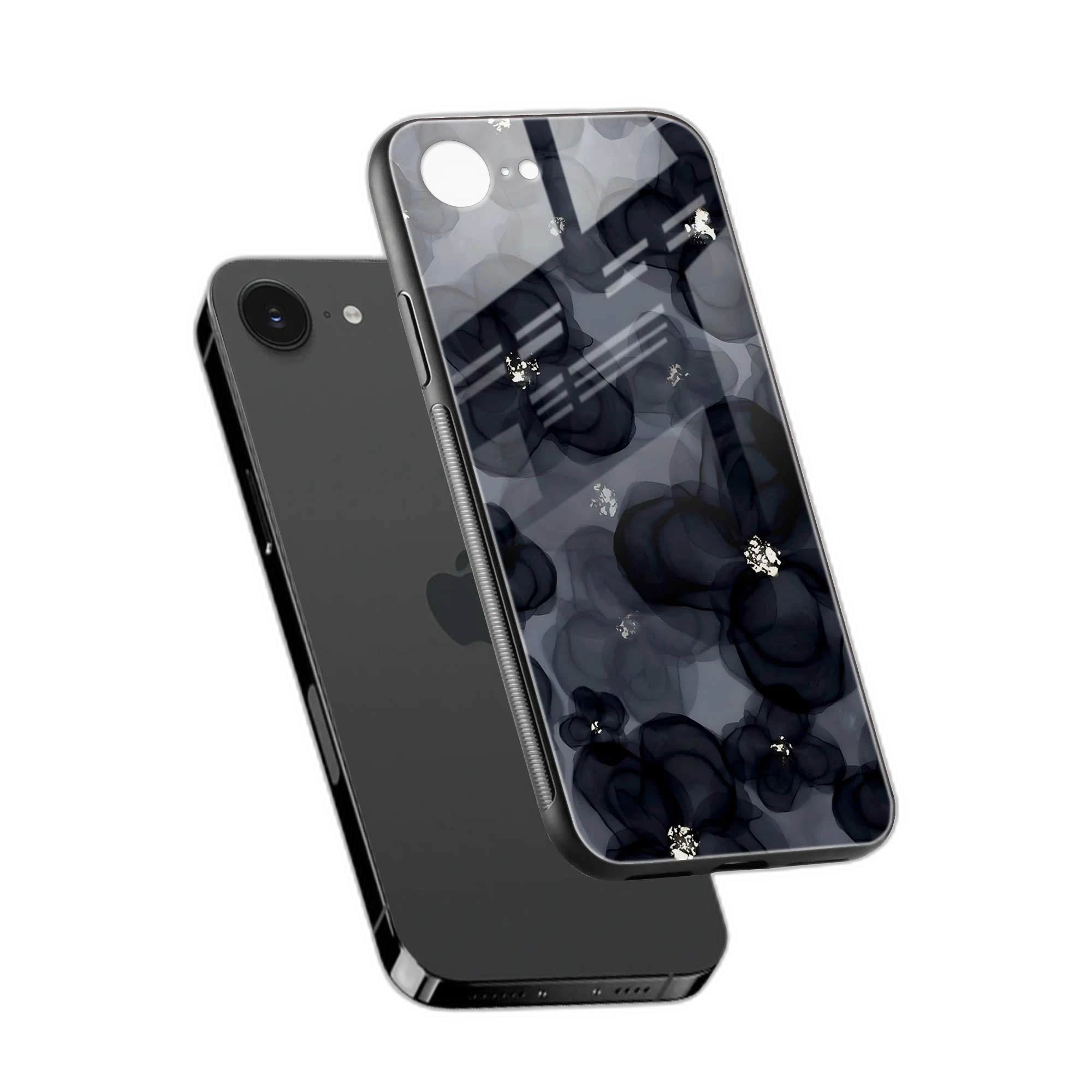 Black Beauty iPhone 16e Back Cover view 2