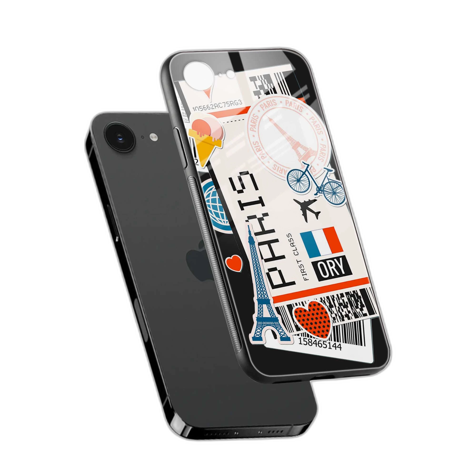 Paris iPhone 16e Back Cover view 2