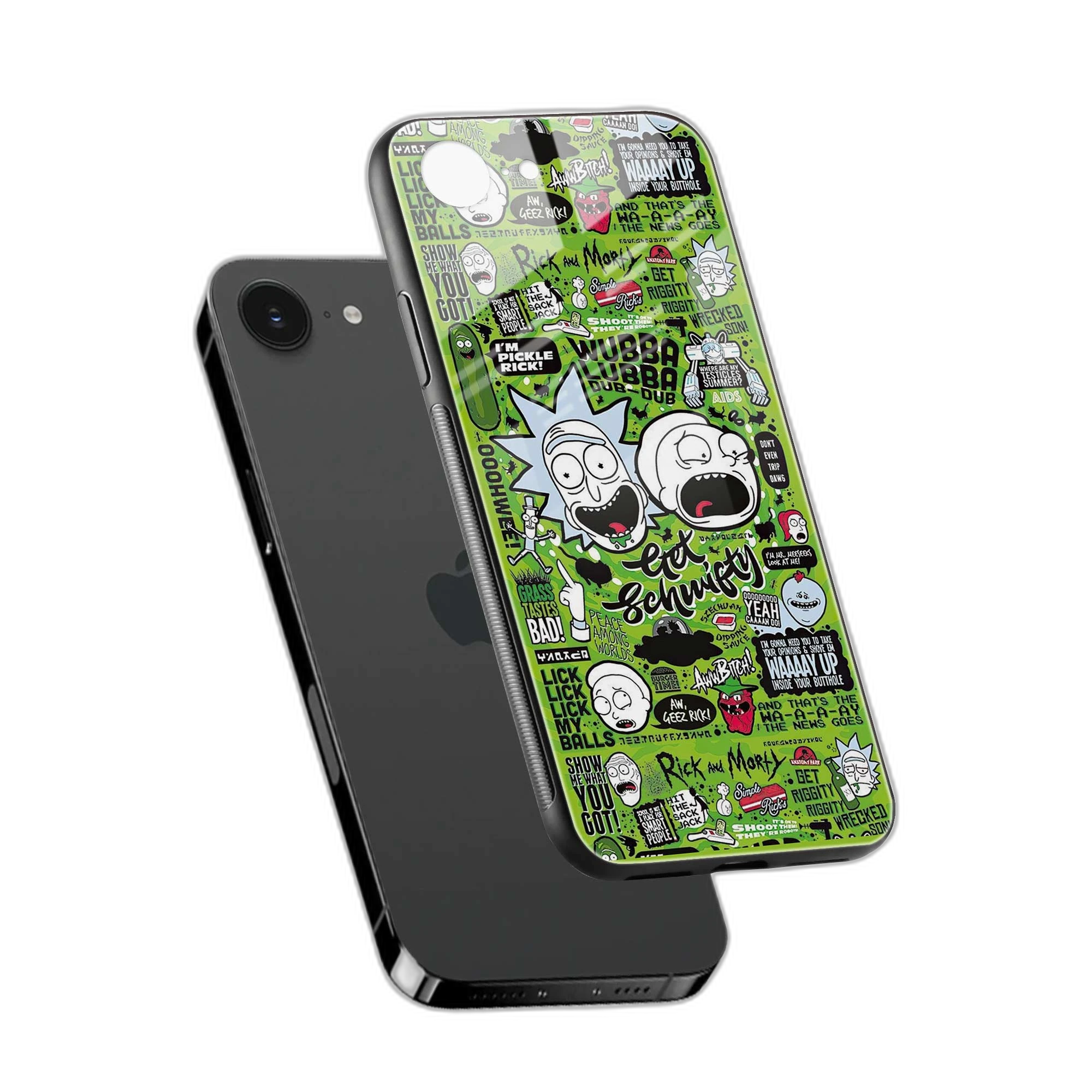 Rick And Morty iPhone 16e Back Cover view 2