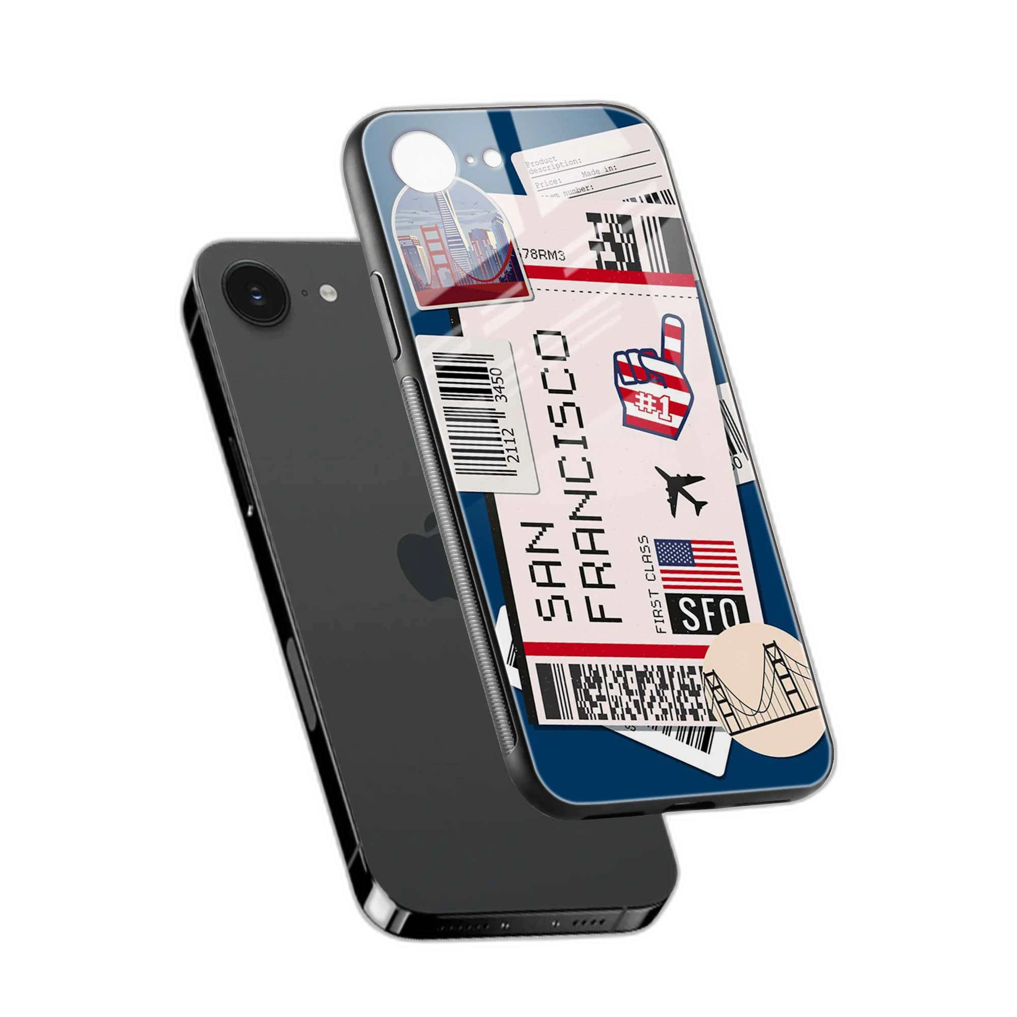 San Francisco iPhone 16e Back Cover view 2