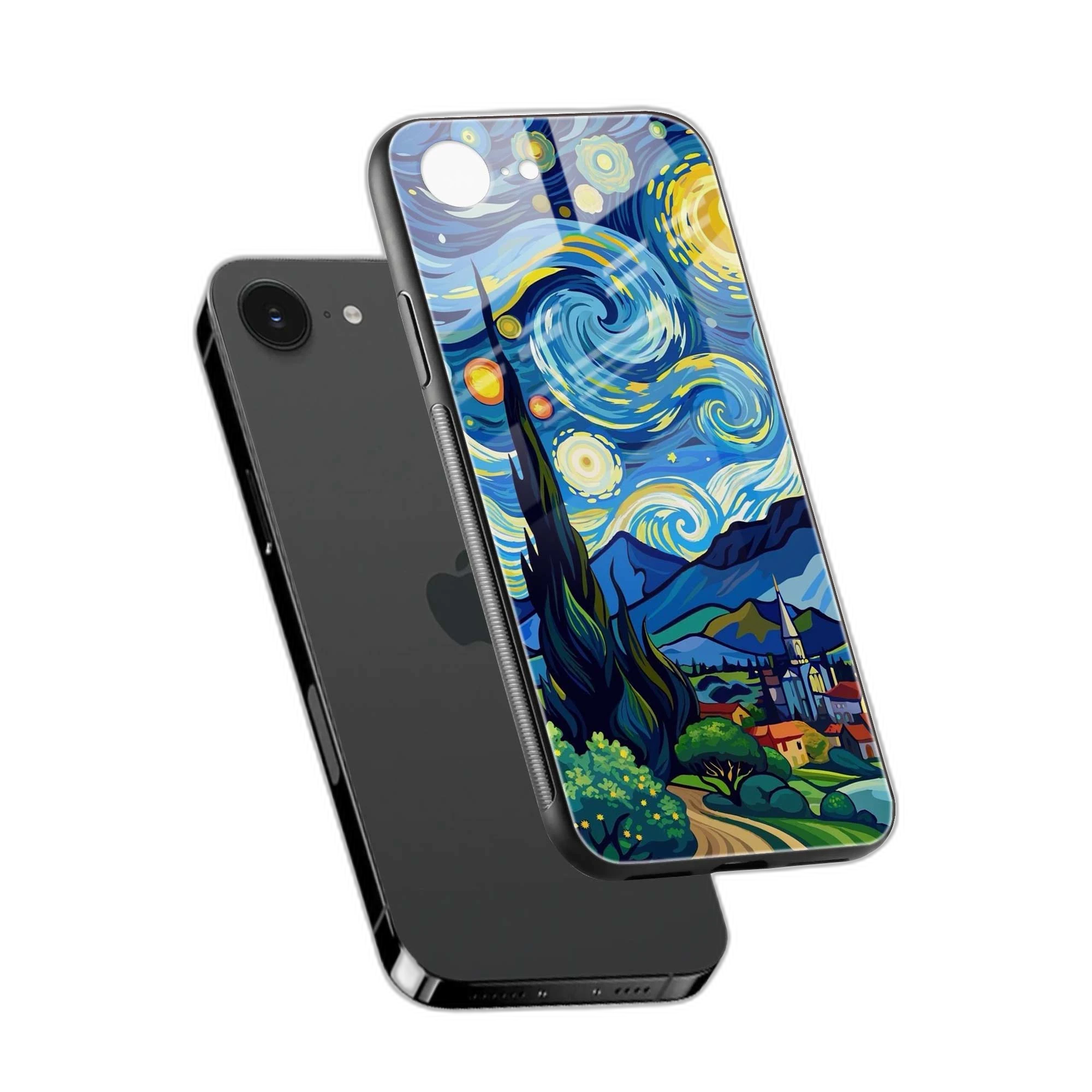 Starry Night iPhone 16e Back Cover view 2