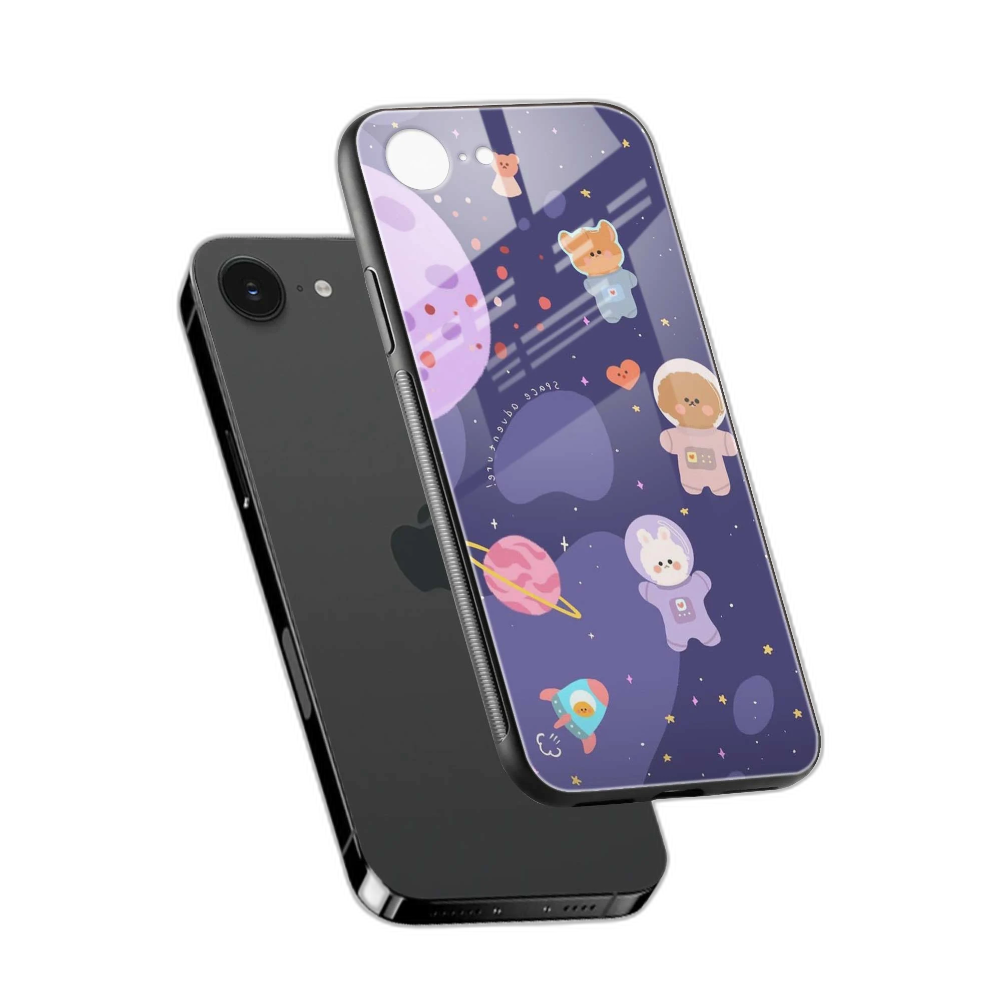 Teddy Space iPhone 16e Back Cover view 2