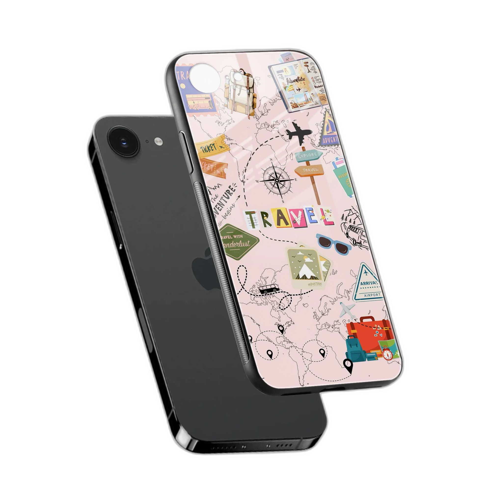 Traveler iPhone 16e Back Cover view 2