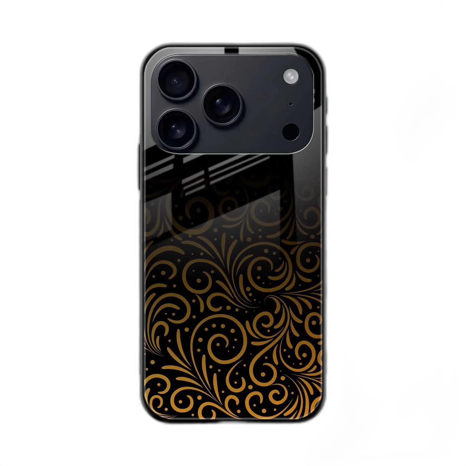 Golden Swirl iPhone 17 Pro Max Back Cover view 2