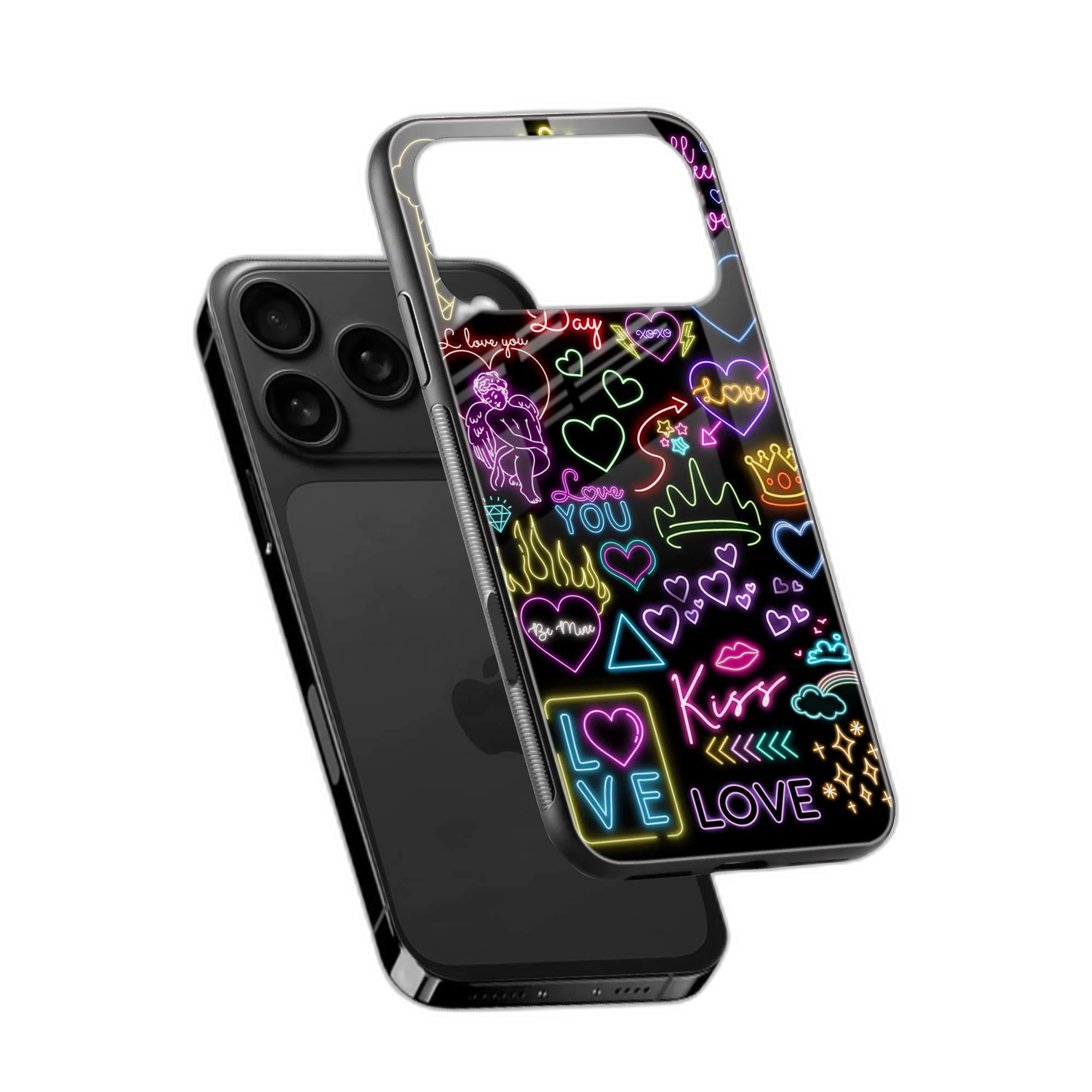 Neon Lights iPhone 17 Pro Back Cover view 2