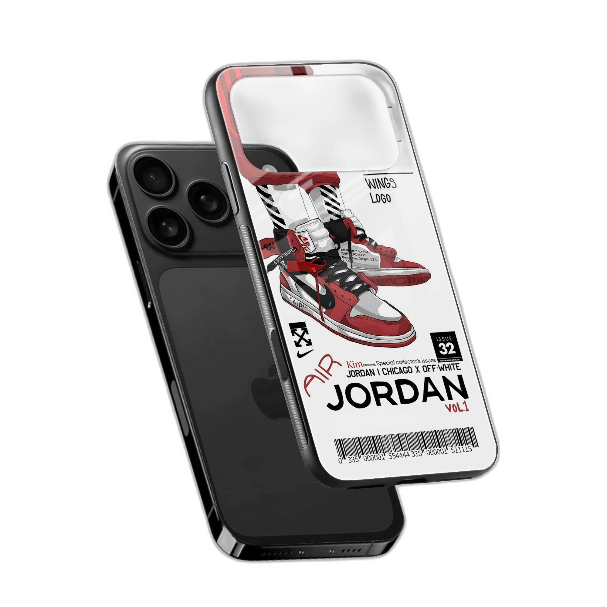 Red Sneakers iPhone 17 Pro Back Cover view 2