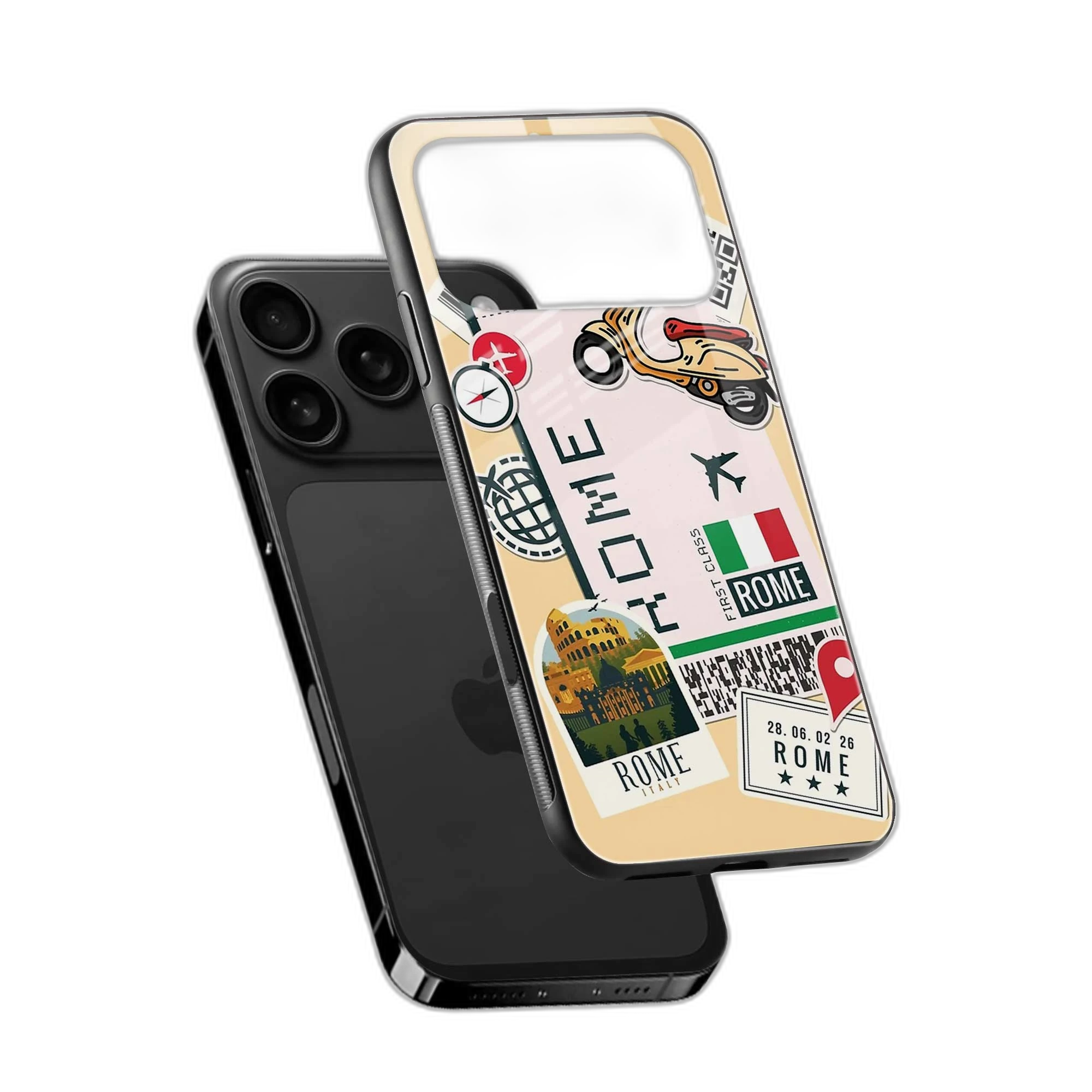 Rome iPhone 17 Pro Back Cover view 2