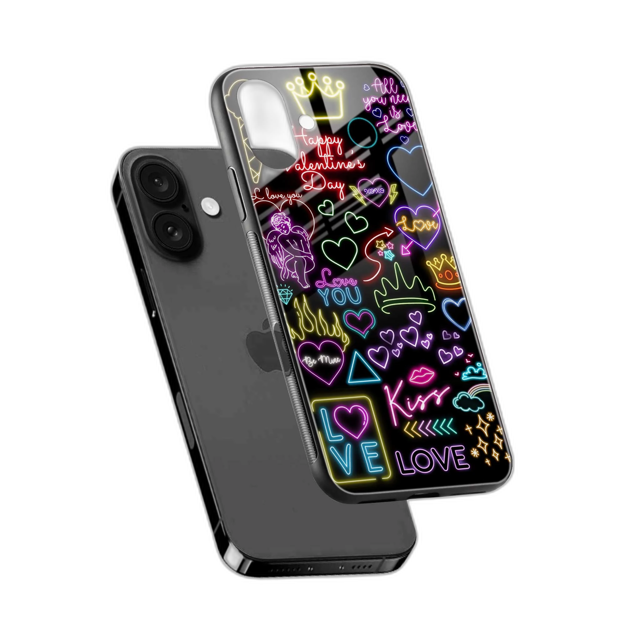 Neon Lights iPhone 17 Back Cover view 2