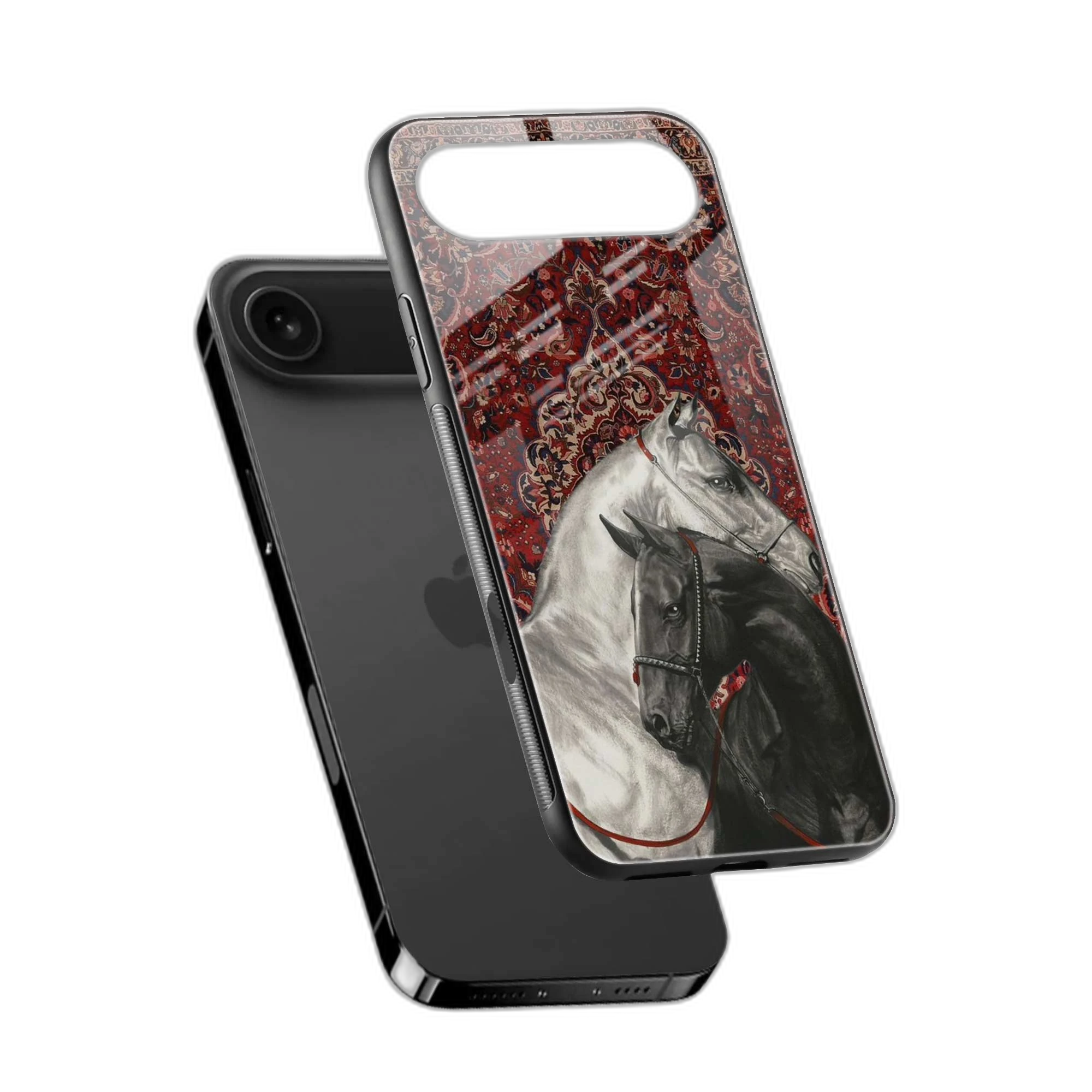 Black And White Horse iPhone Air Back Cover view 2