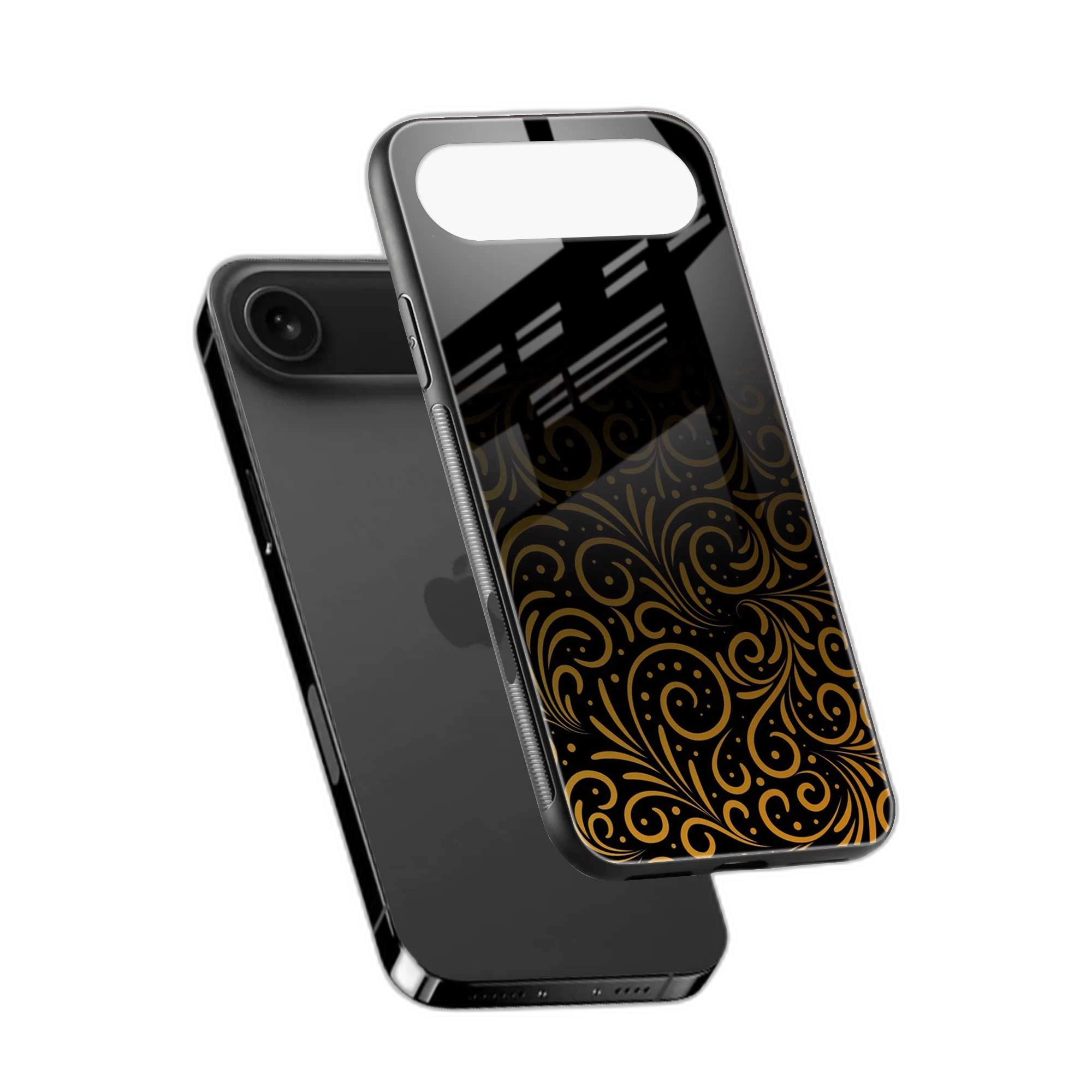 Golden Swirl iPhone Air Back Cover view 2
