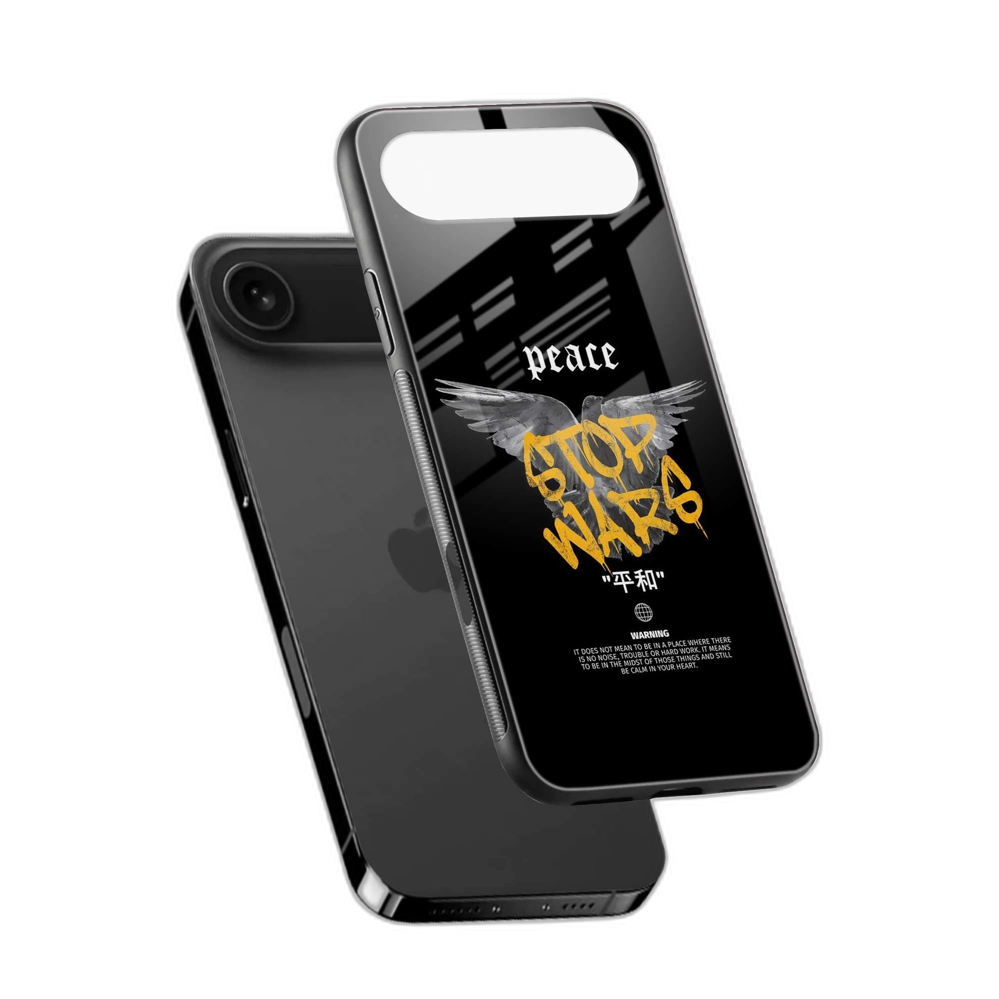 Peace Stop Wars iPhone Air Back Cover view 2
