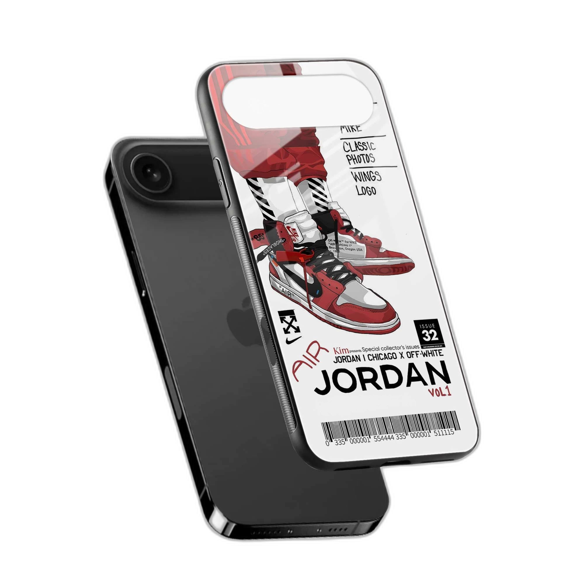 Red Sneakers iPhone Air Back Cover view 2