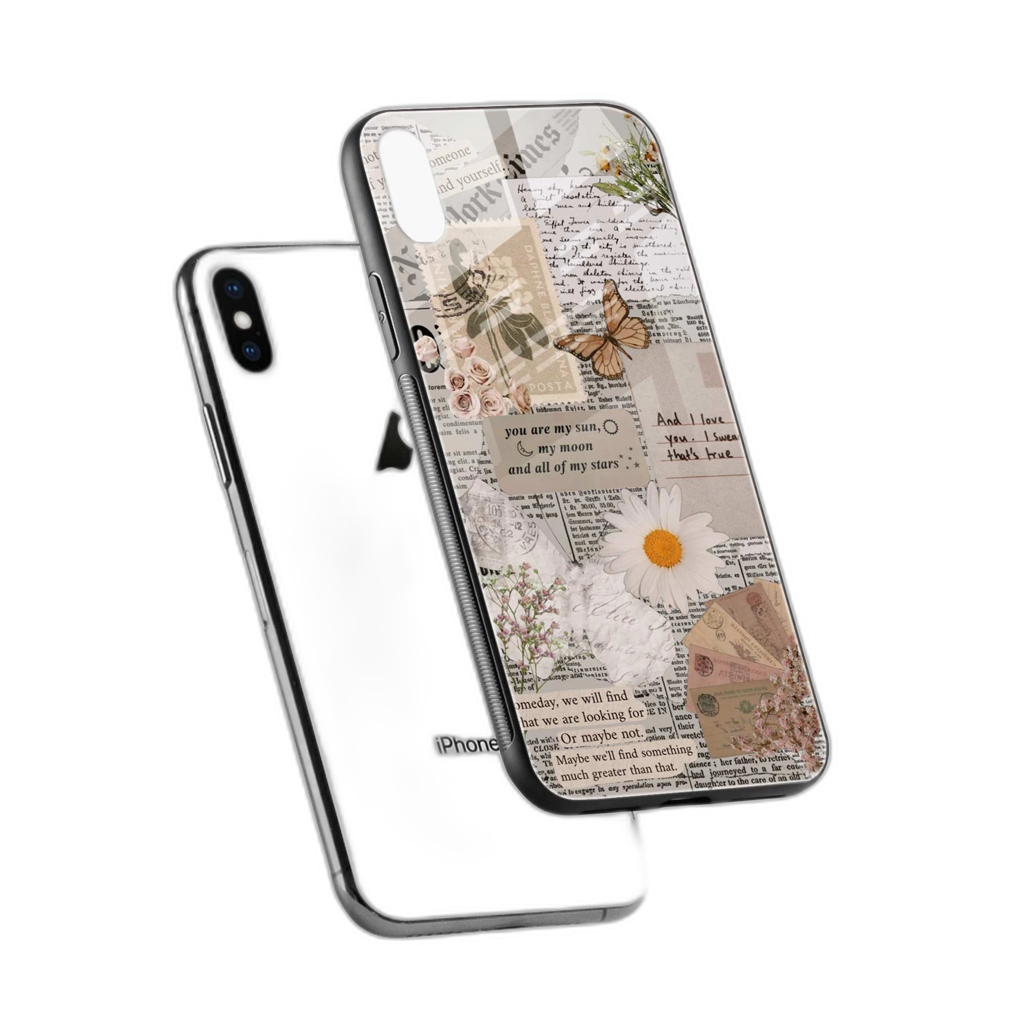 Aesthetic iPhone X Back Cover view 2