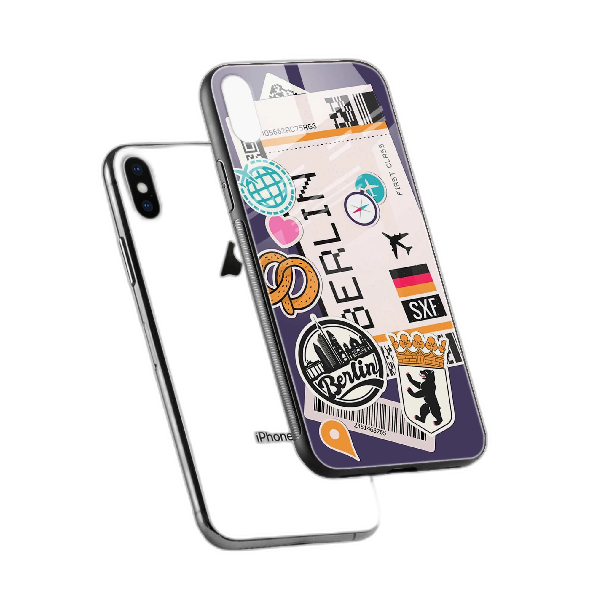 Berlin iPhone X Back Cover view 2