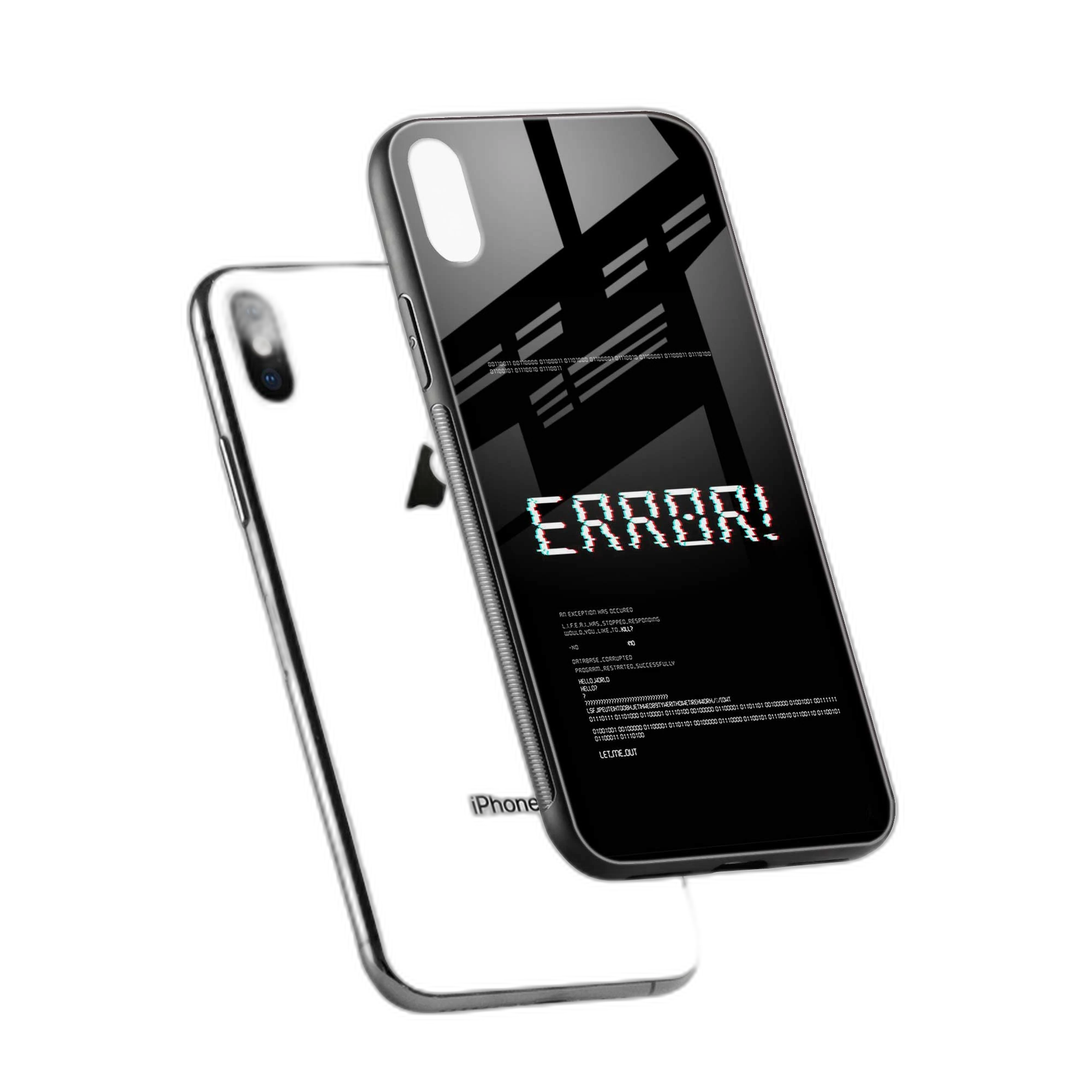 Error iPhone X Back Cover view 2