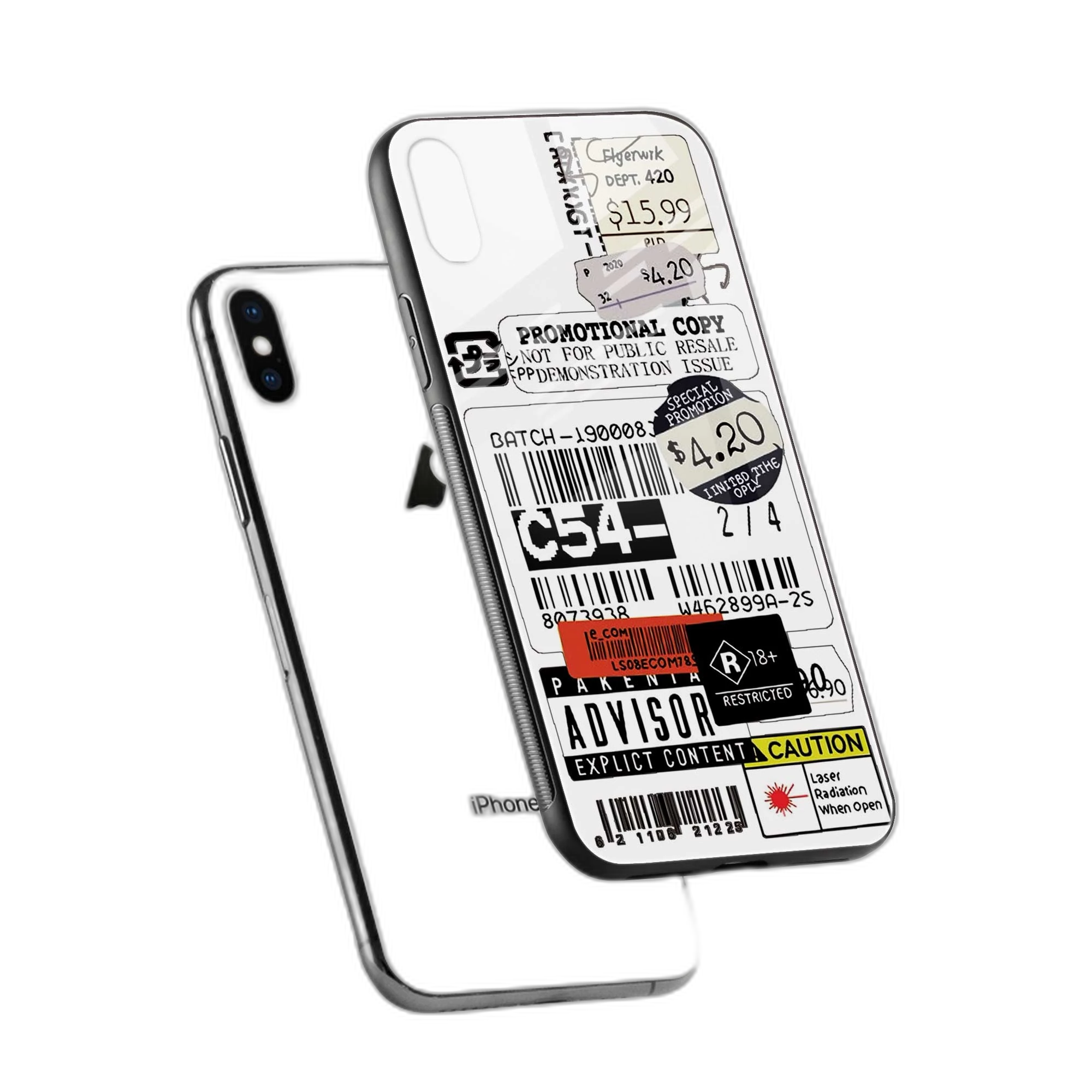 Explicit iPhone X Back Cover view 2