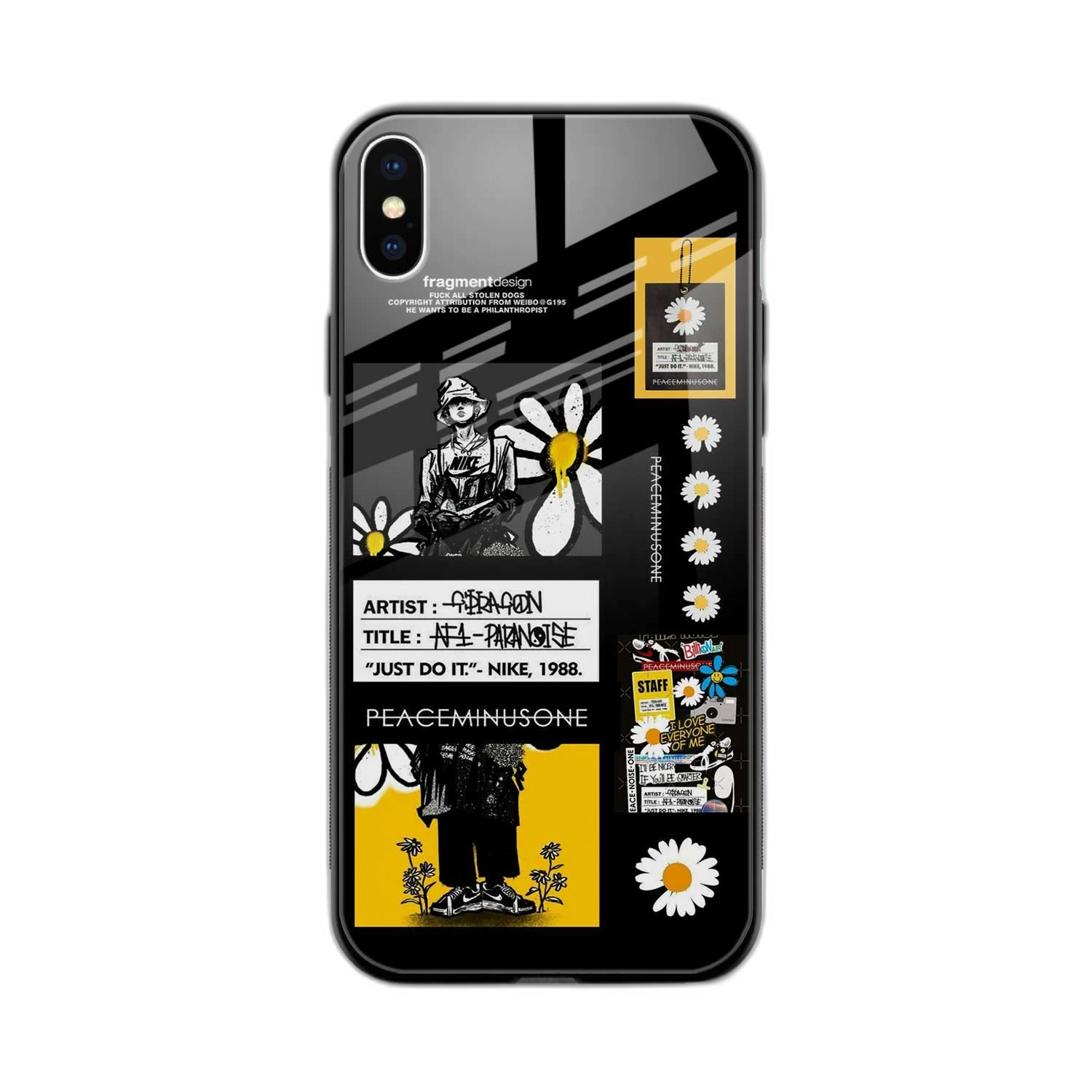 Peace iPhone X Back Cover