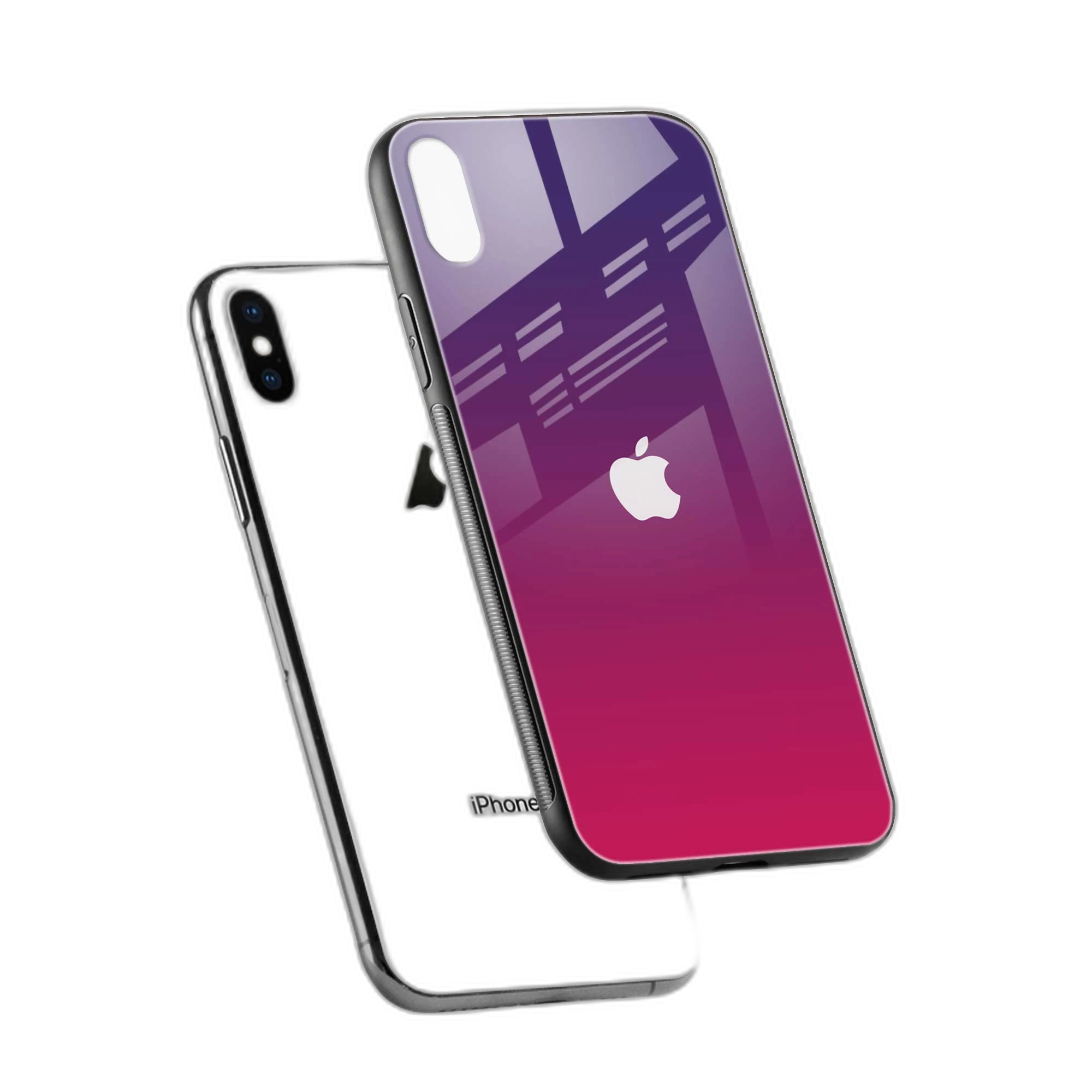 Pink Rise iPhone X Back Cover view 2