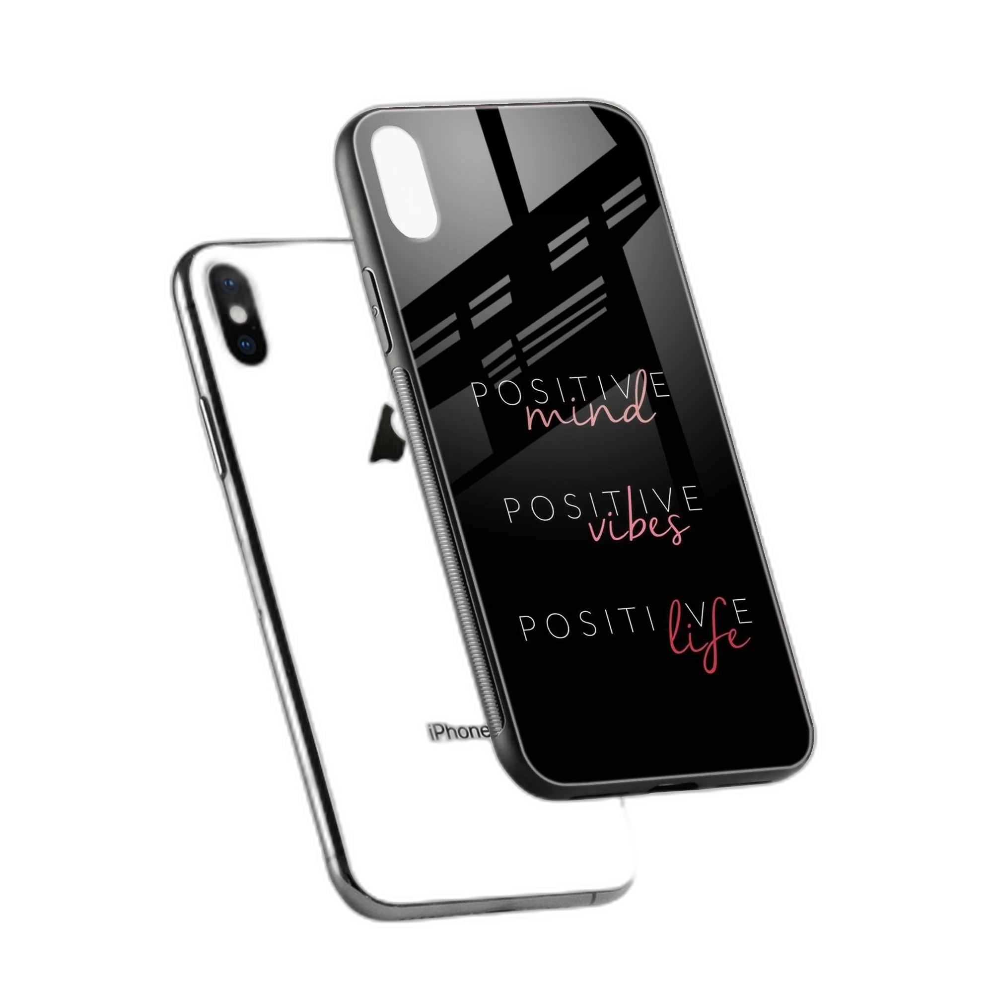 Positivity iPhone X Back Cover view 2