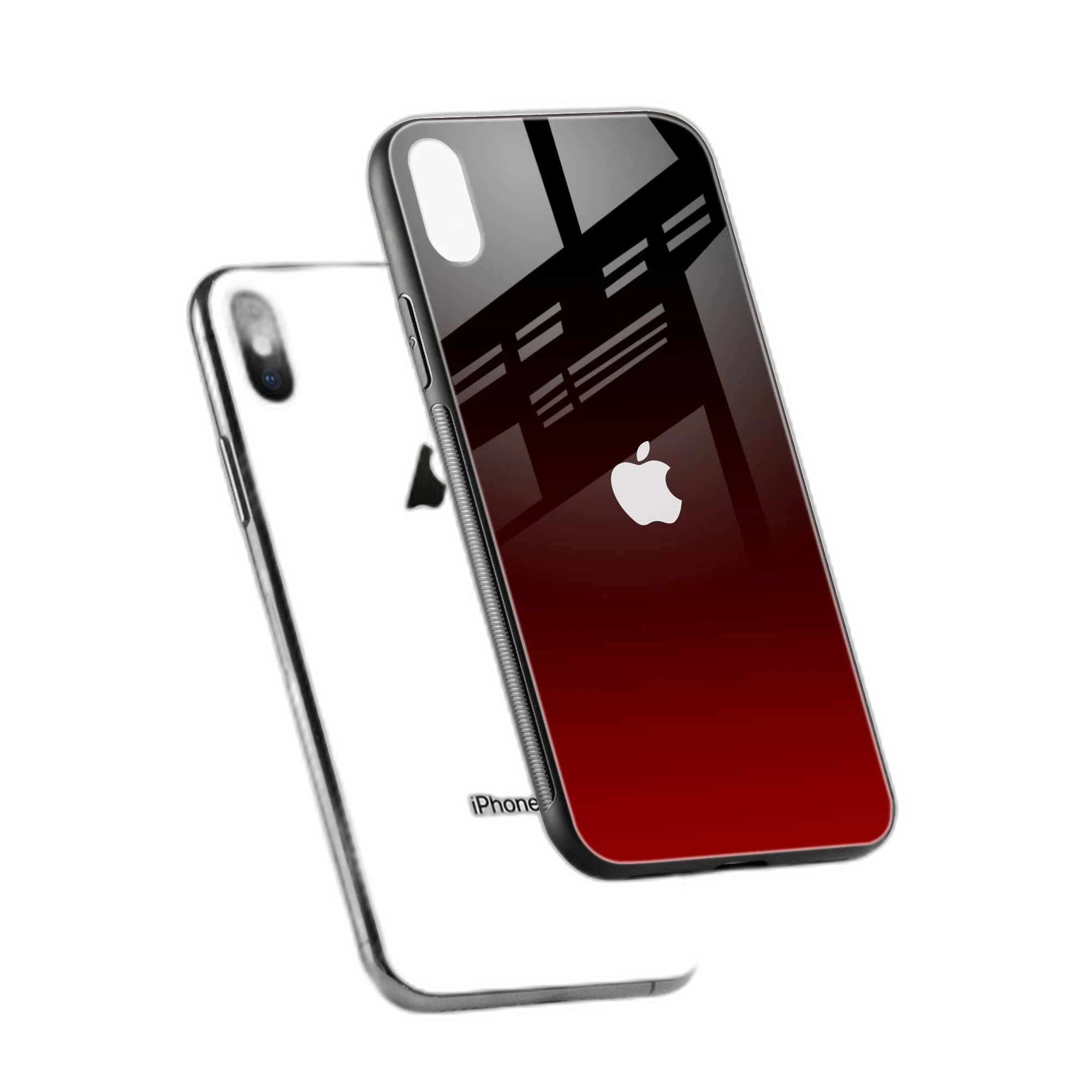 Red Wine iPhone X Back Cover view 2