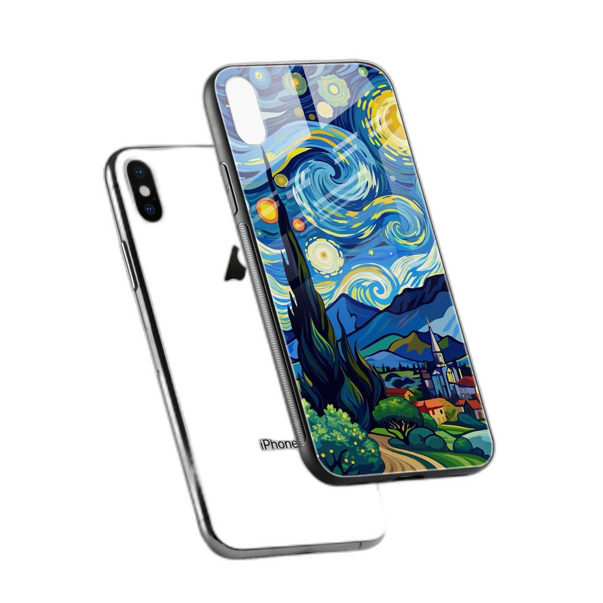 Starry Night iPhone X Back Cover view 2