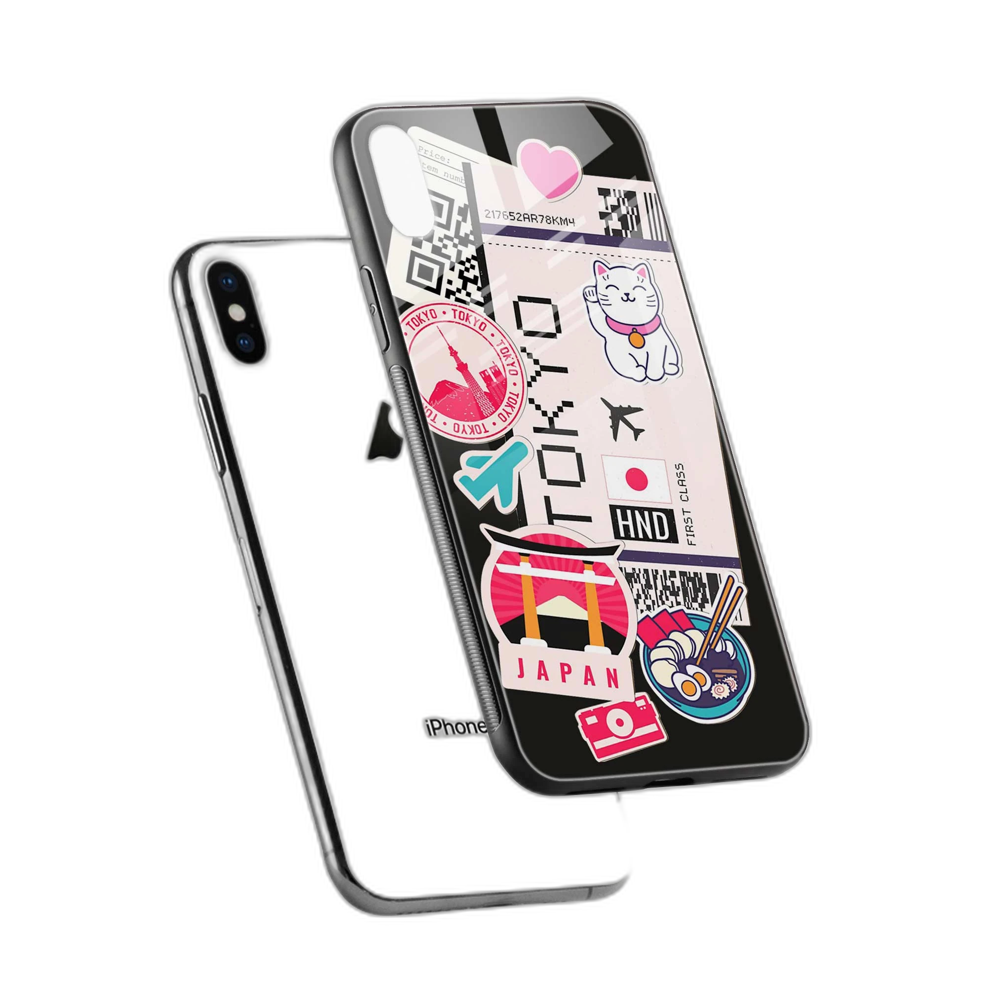 Tokyo iPhone X Back Cover view 2