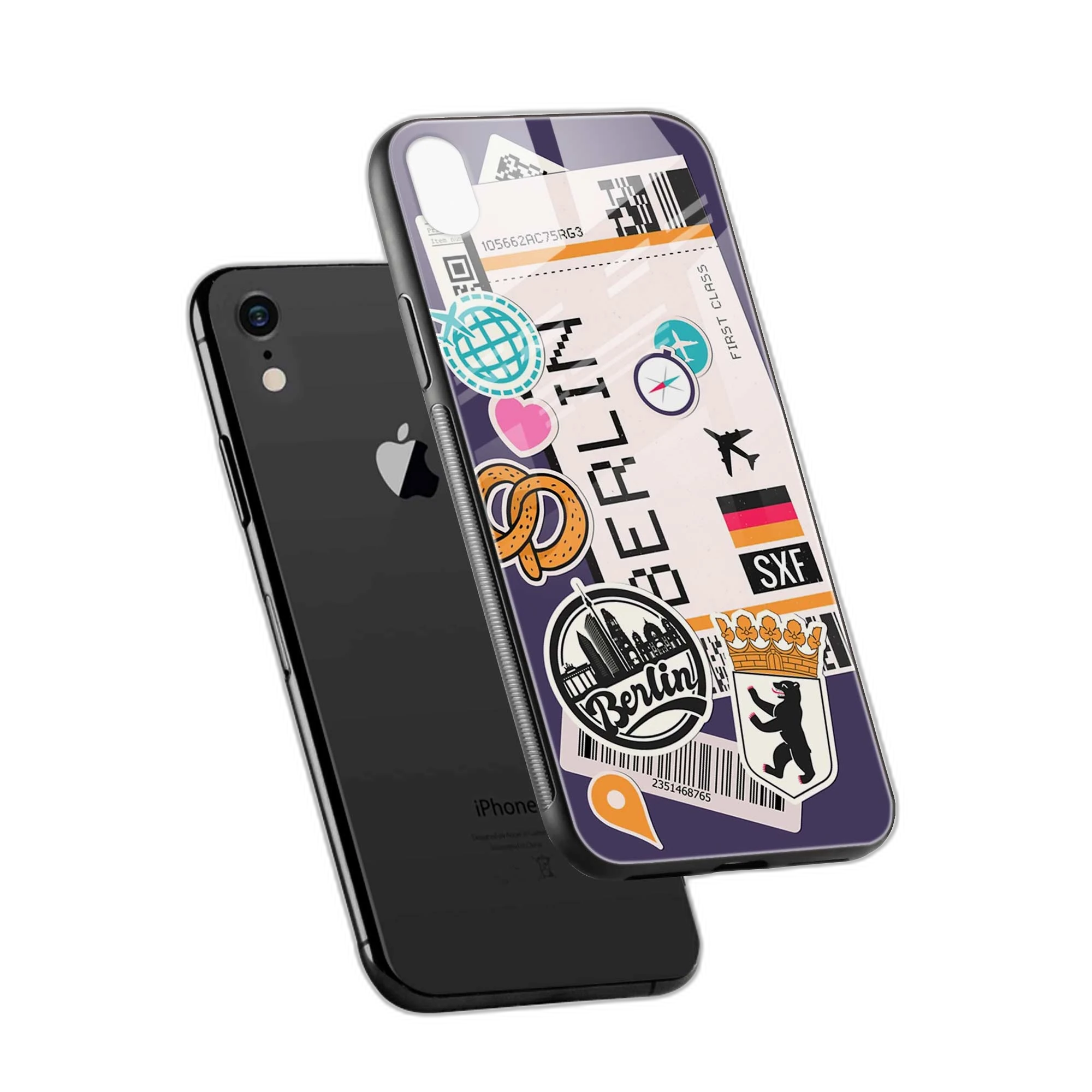 Berlin iPhone XR Back Cover view 2