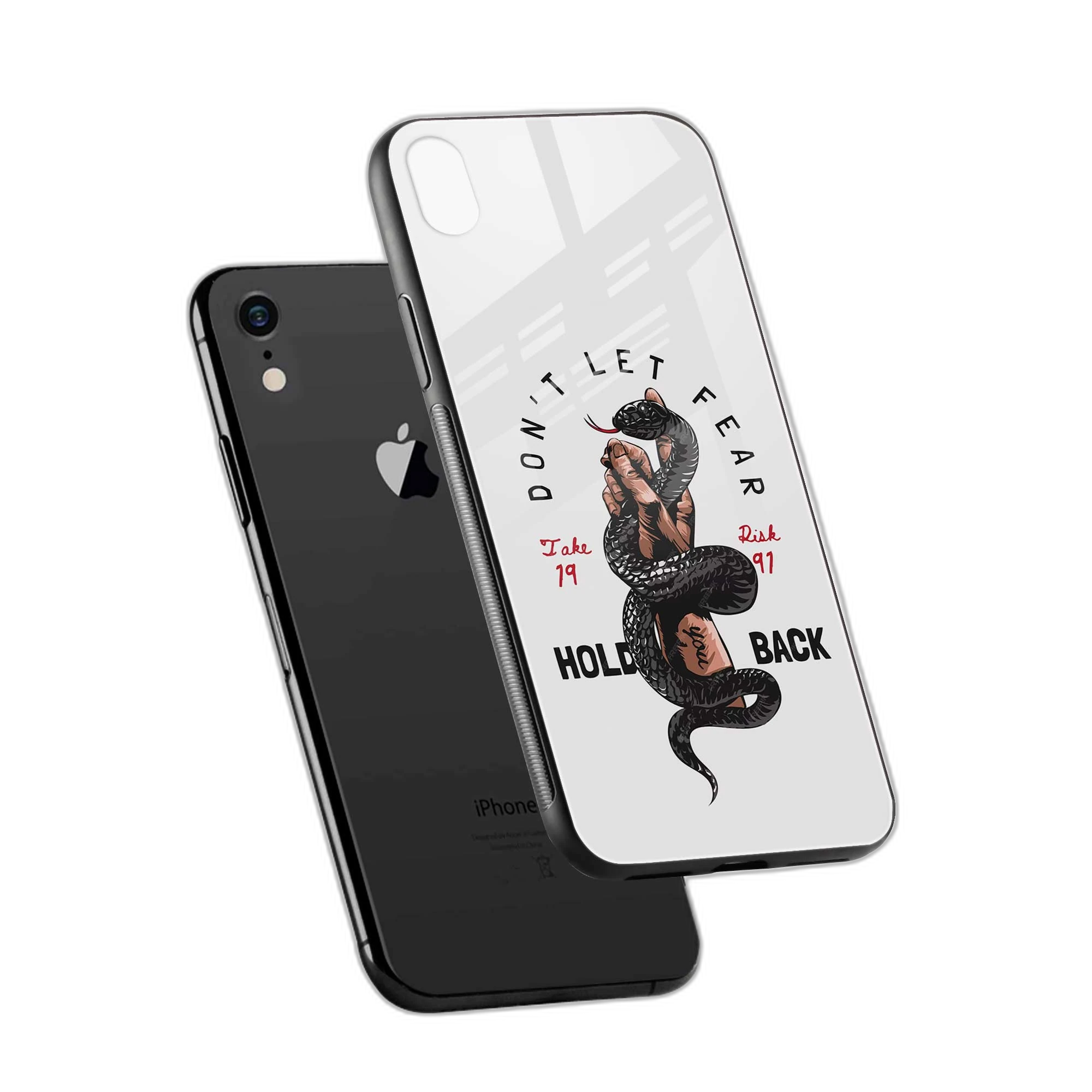 Fear iPhone XR Back Cover view 2