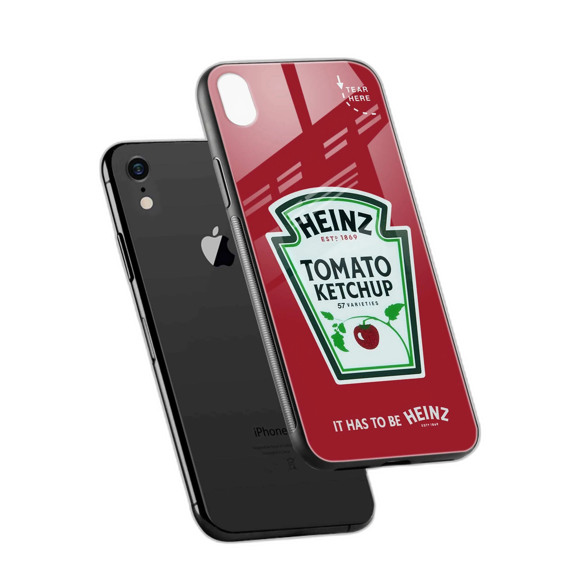 Ketchup iPhone XR Back Cover view 2