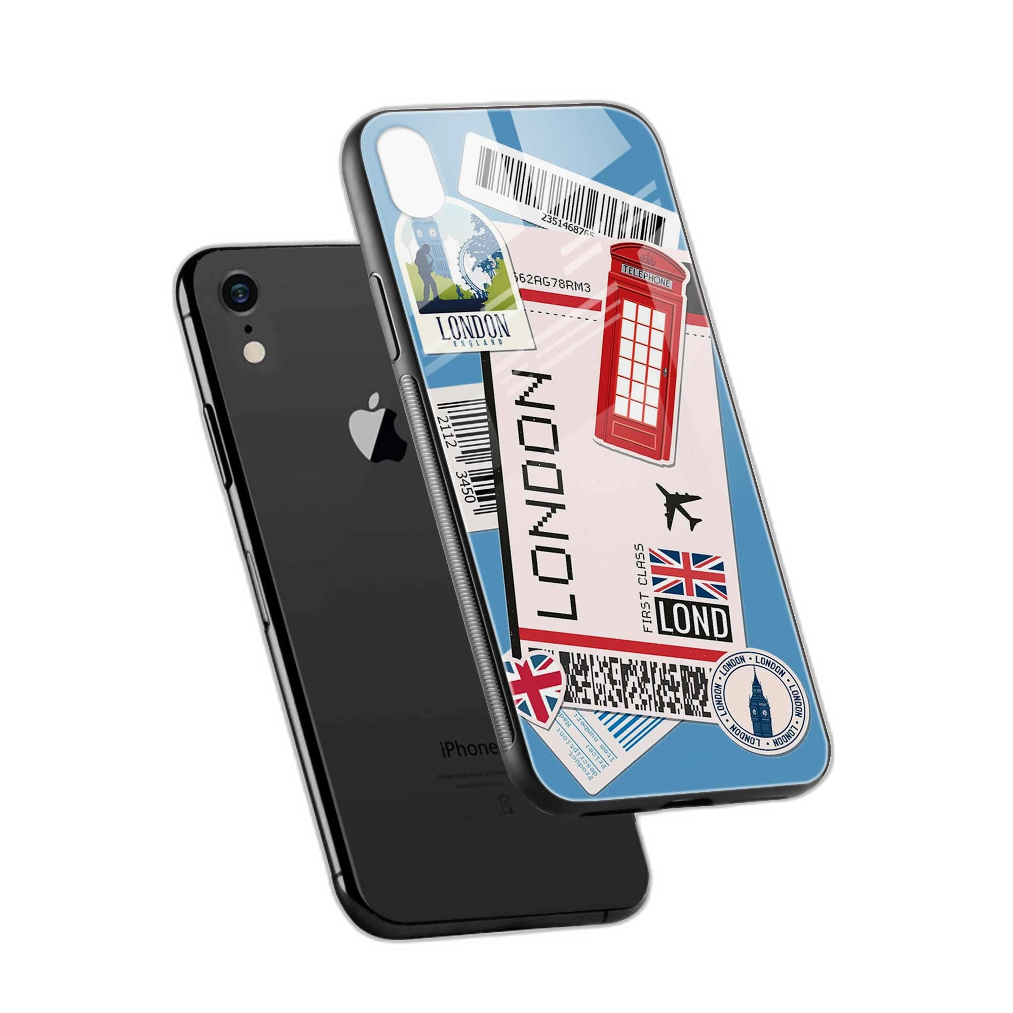 London iPhone XR Back Cover view 2