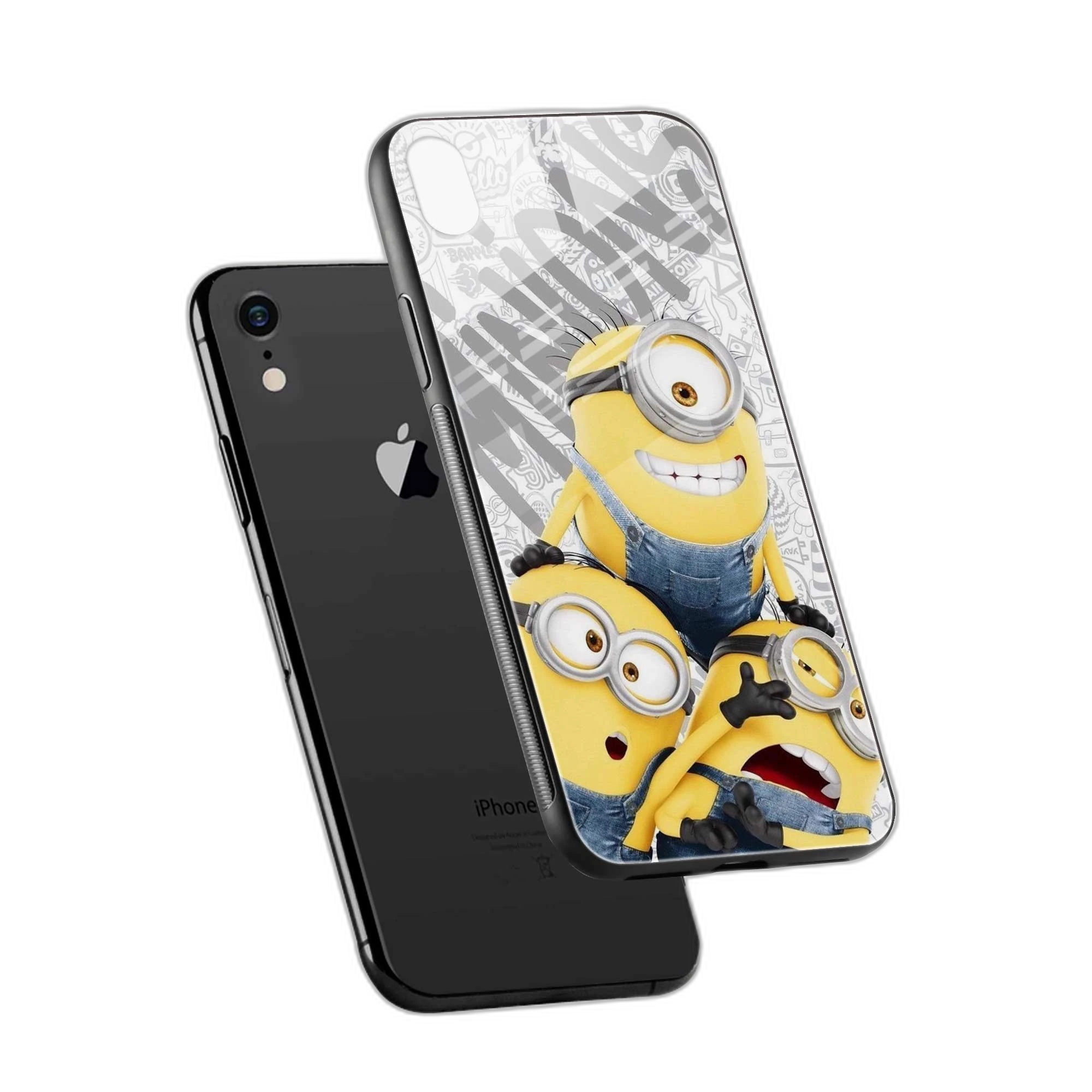 Minions iPhone XR Back Cover view 2