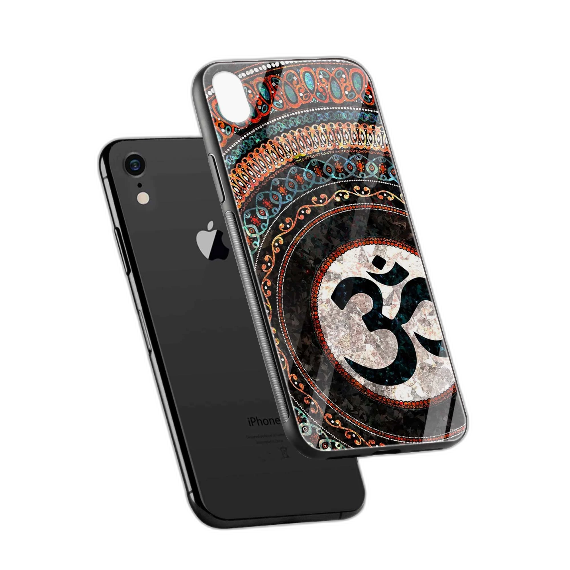 Om Glass Apple iPhone XR Back Cover view 2