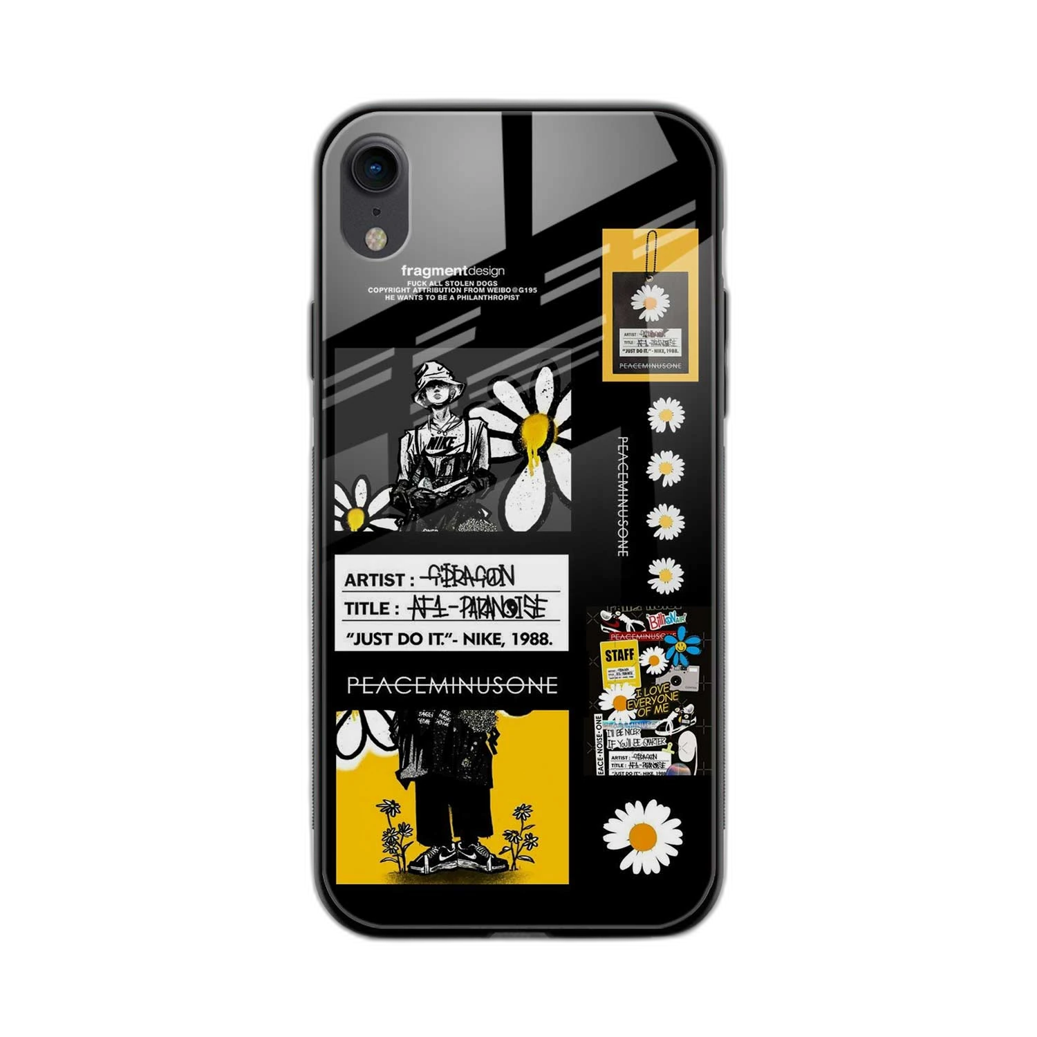 Peace iPhone XR Back Cover