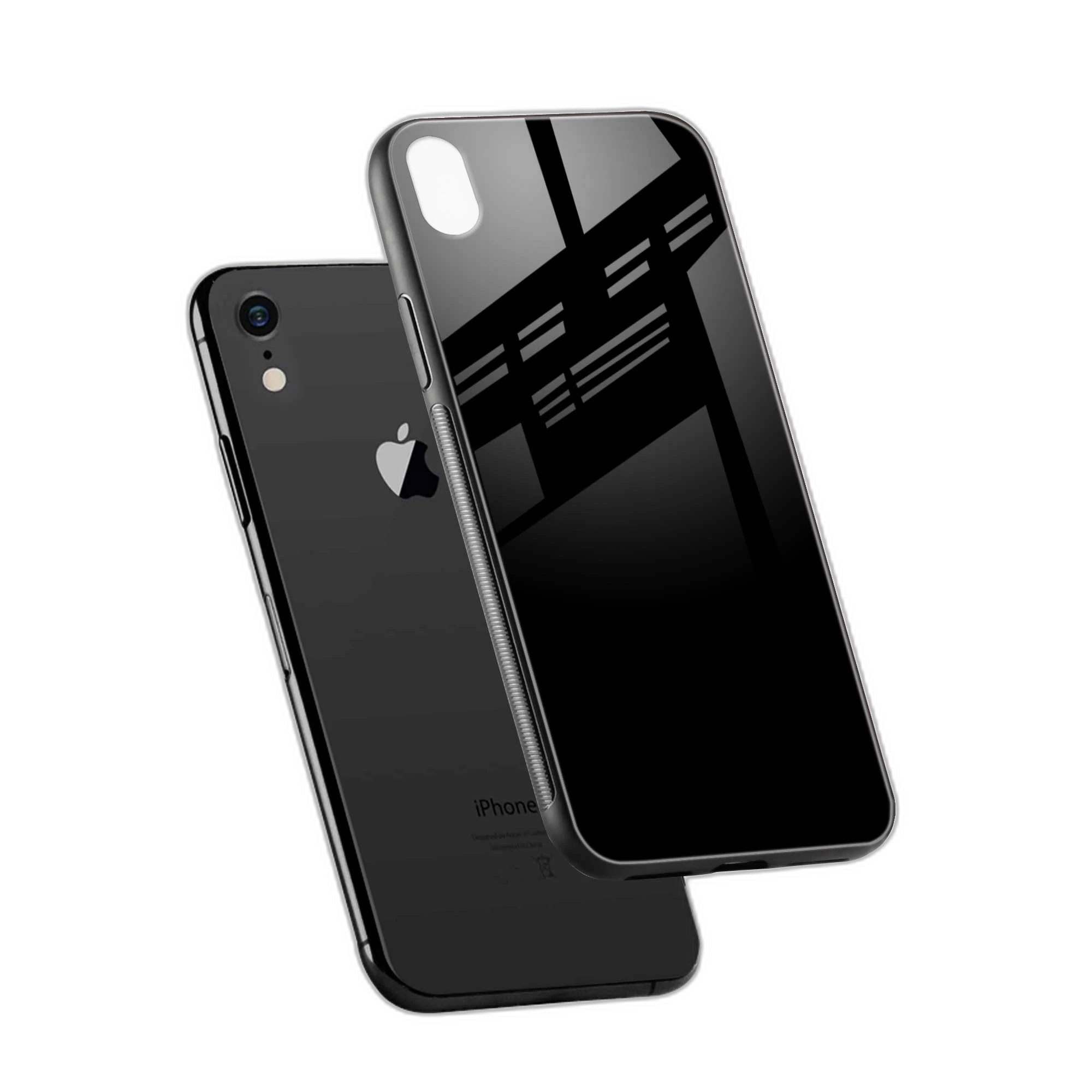 Pure Black iPhone XR Back Cover view 2