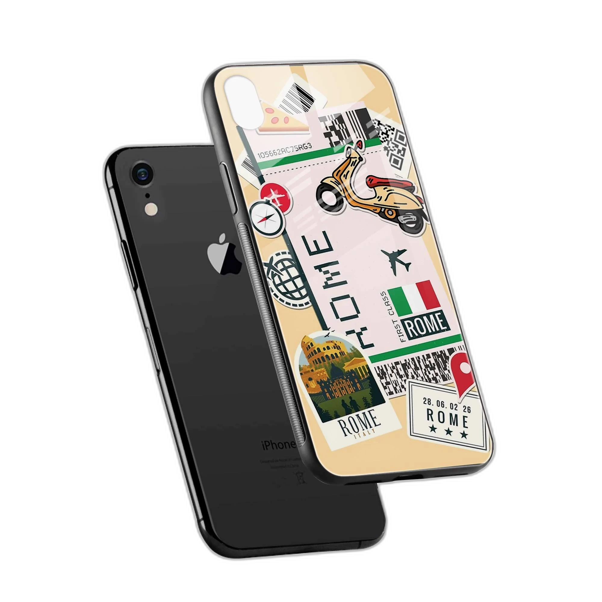 Rome iPhone XR Back Cover view 2