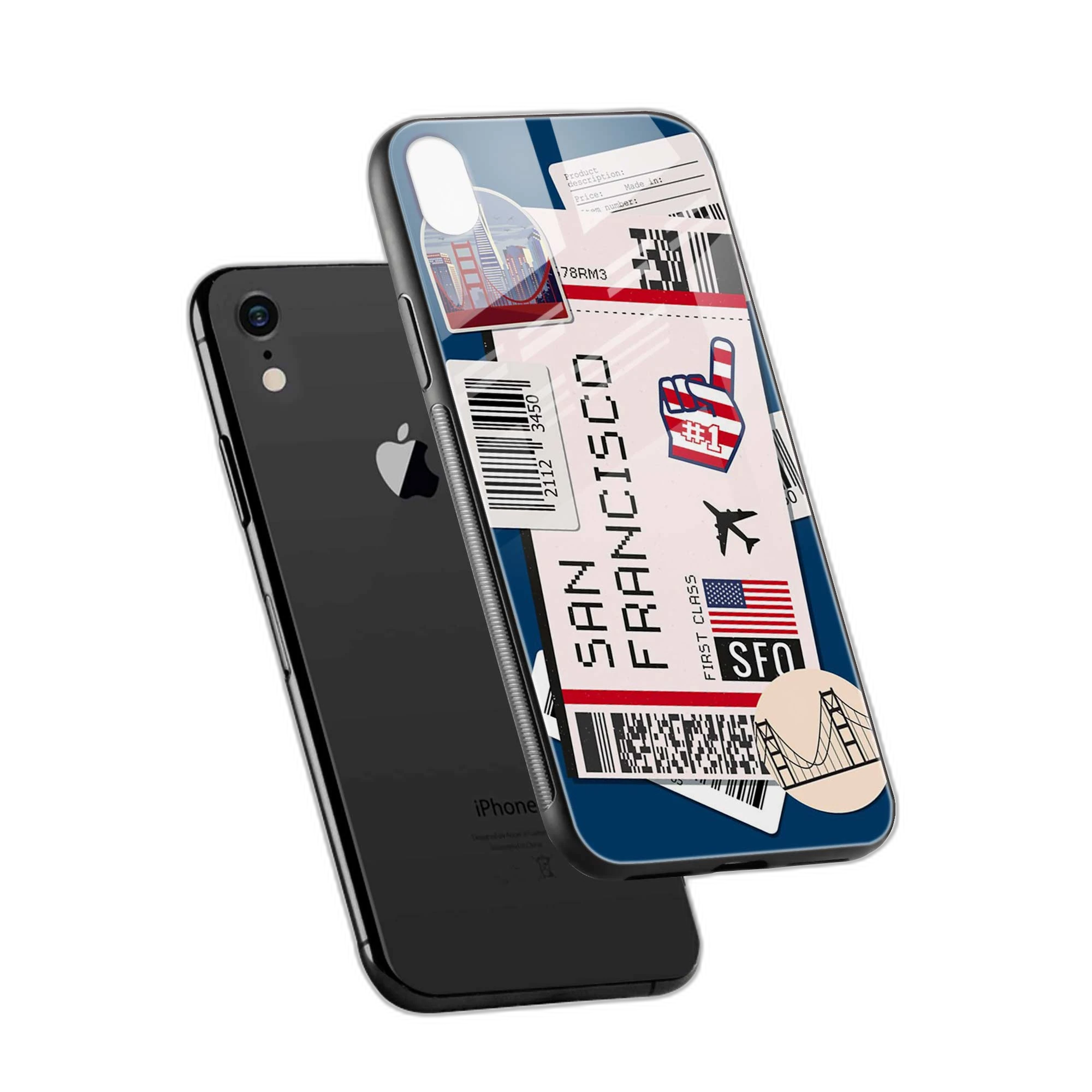 San Francisco iPhone XR Back Cover view 2