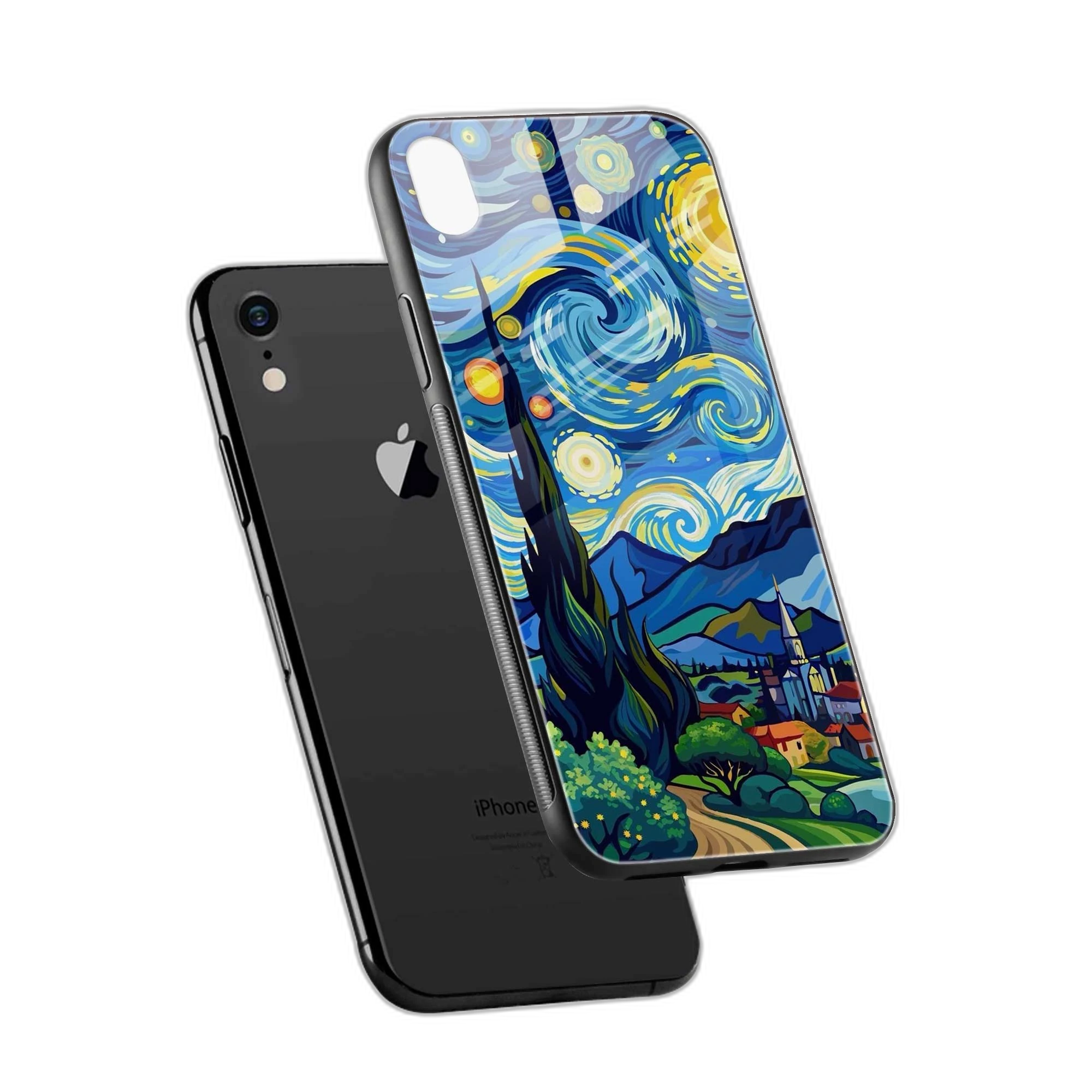 Starry Night iPhone XR Back Cover view 2