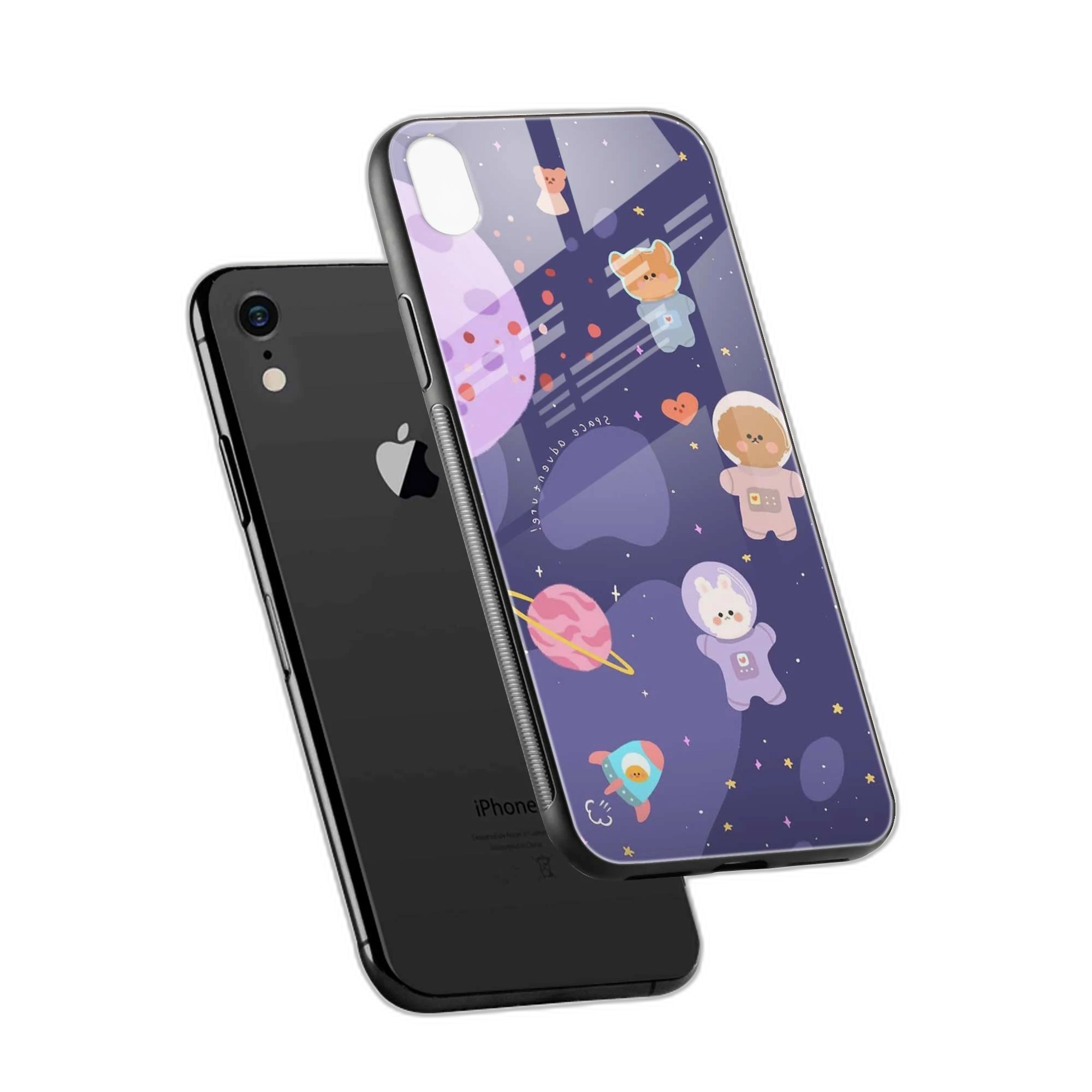 Teddy Space iPhone XR Back Cover view 2