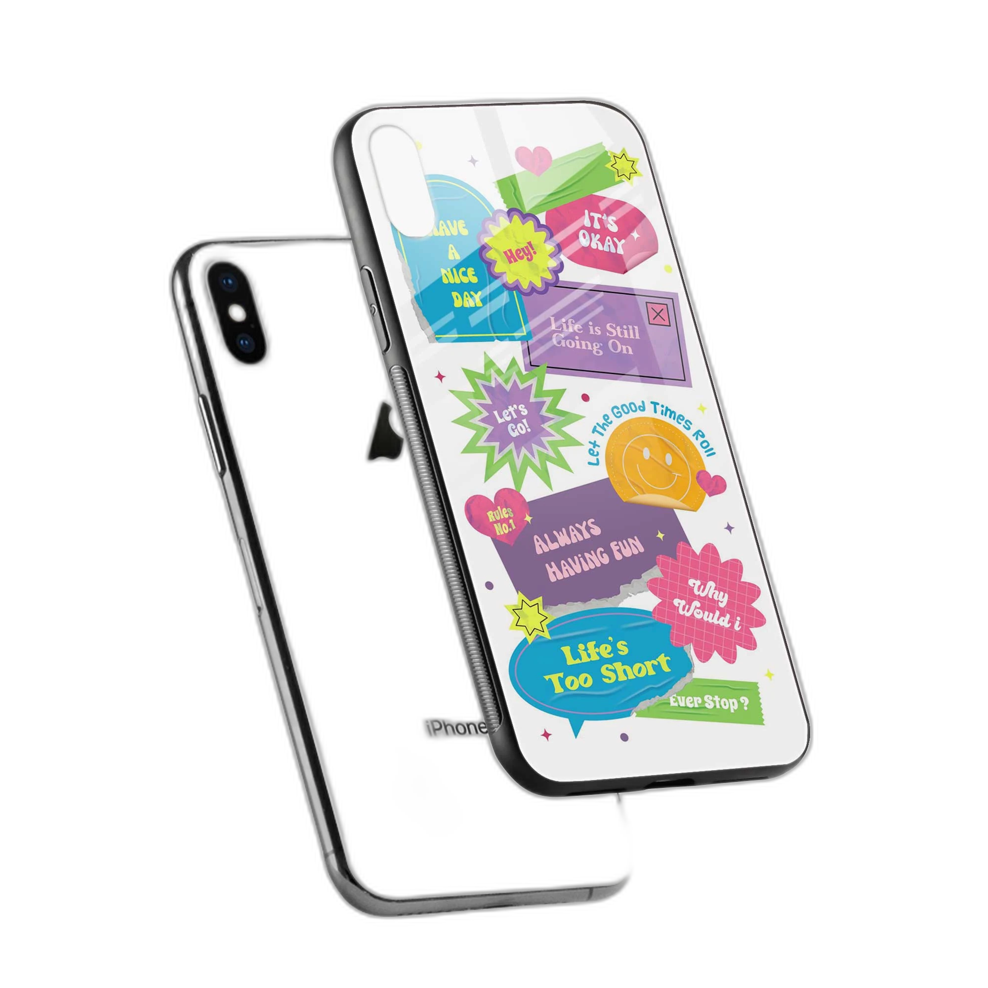 Having Fun iPhone XS Max Back Cover view 2