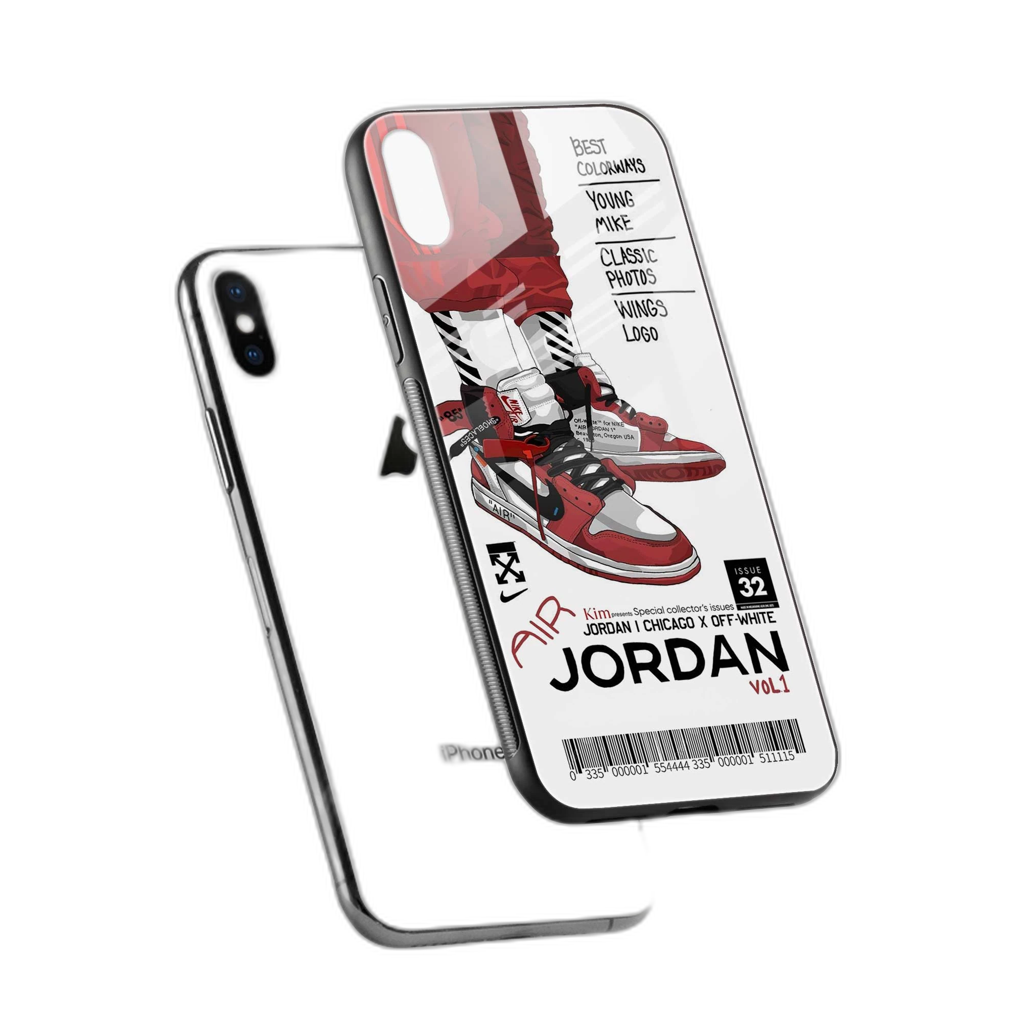 Red Sneakers iPhone XS Max Back Cover view 2