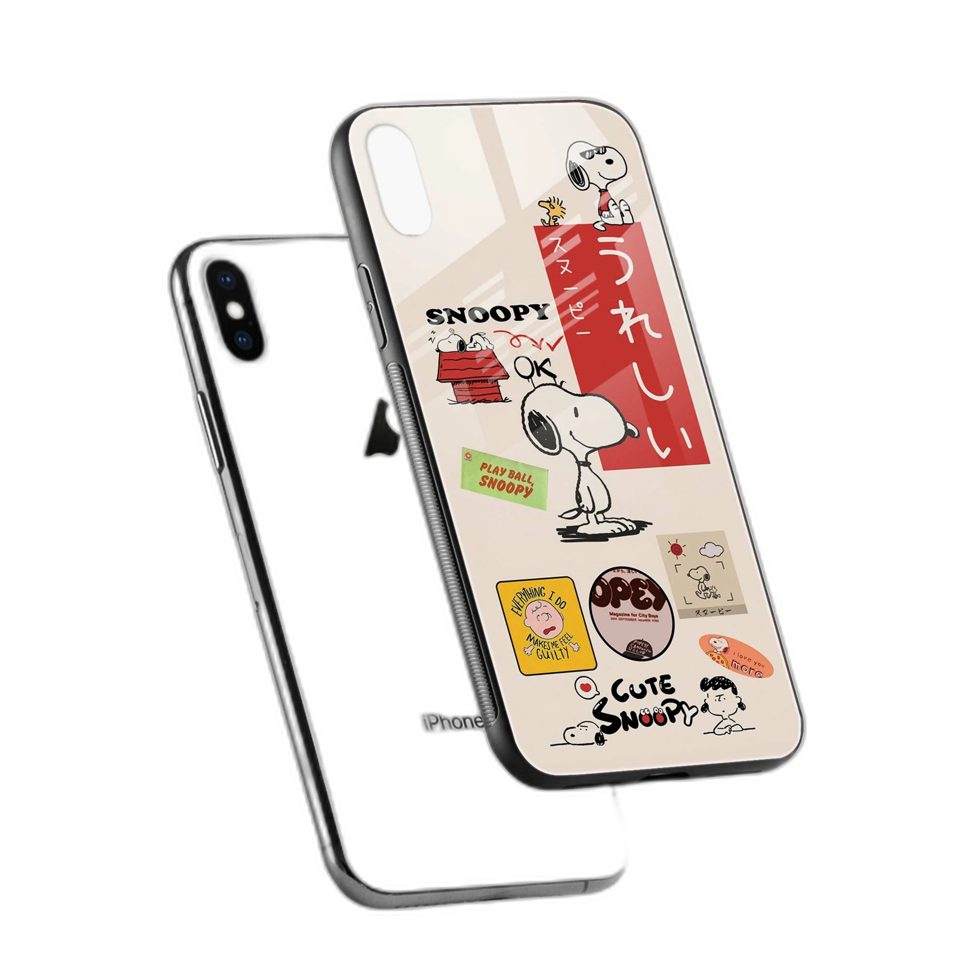 Snoopy iPhone XS Max Back Cover view 2