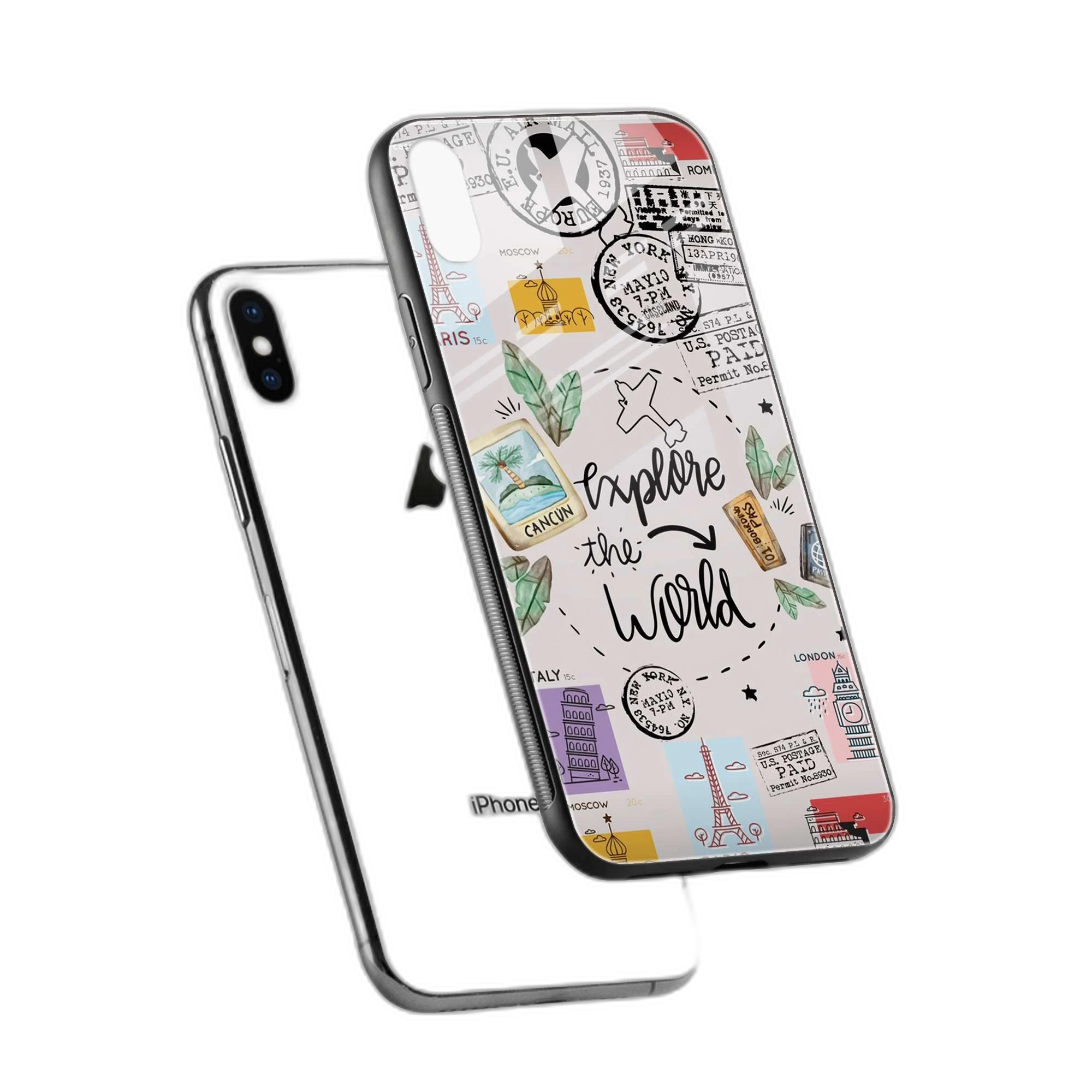 Explore The World iPhone XS Back Cover view 2